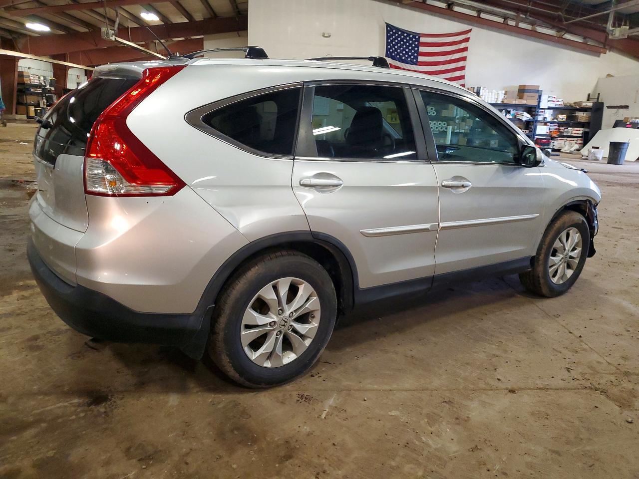 2013 Honda Cr-v Exl Silver vin: 5J6RM3H74DL004100