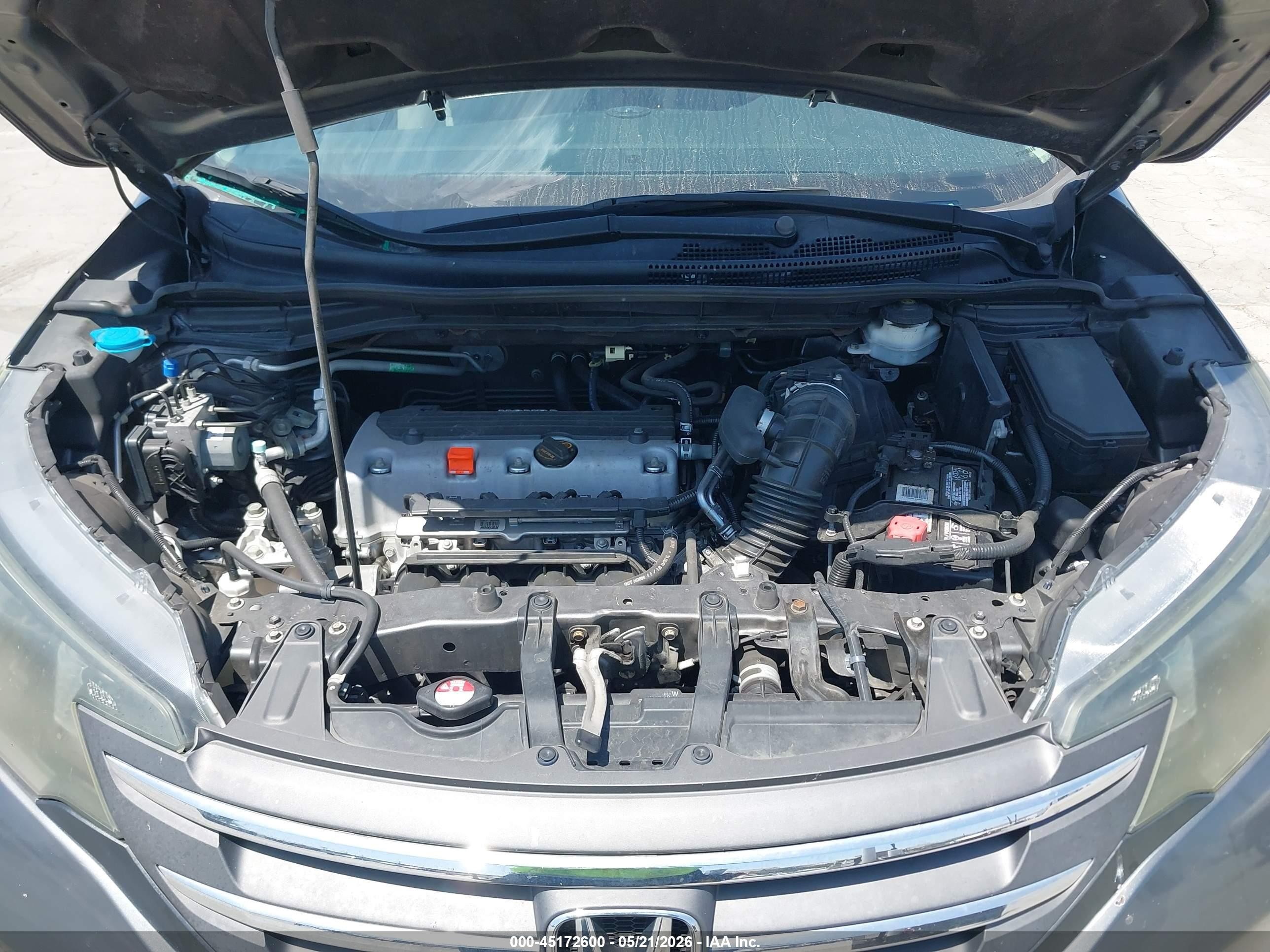 2013 Honda Cr-v Ex-l Серый vin: 5J6RM3H74DL022063
