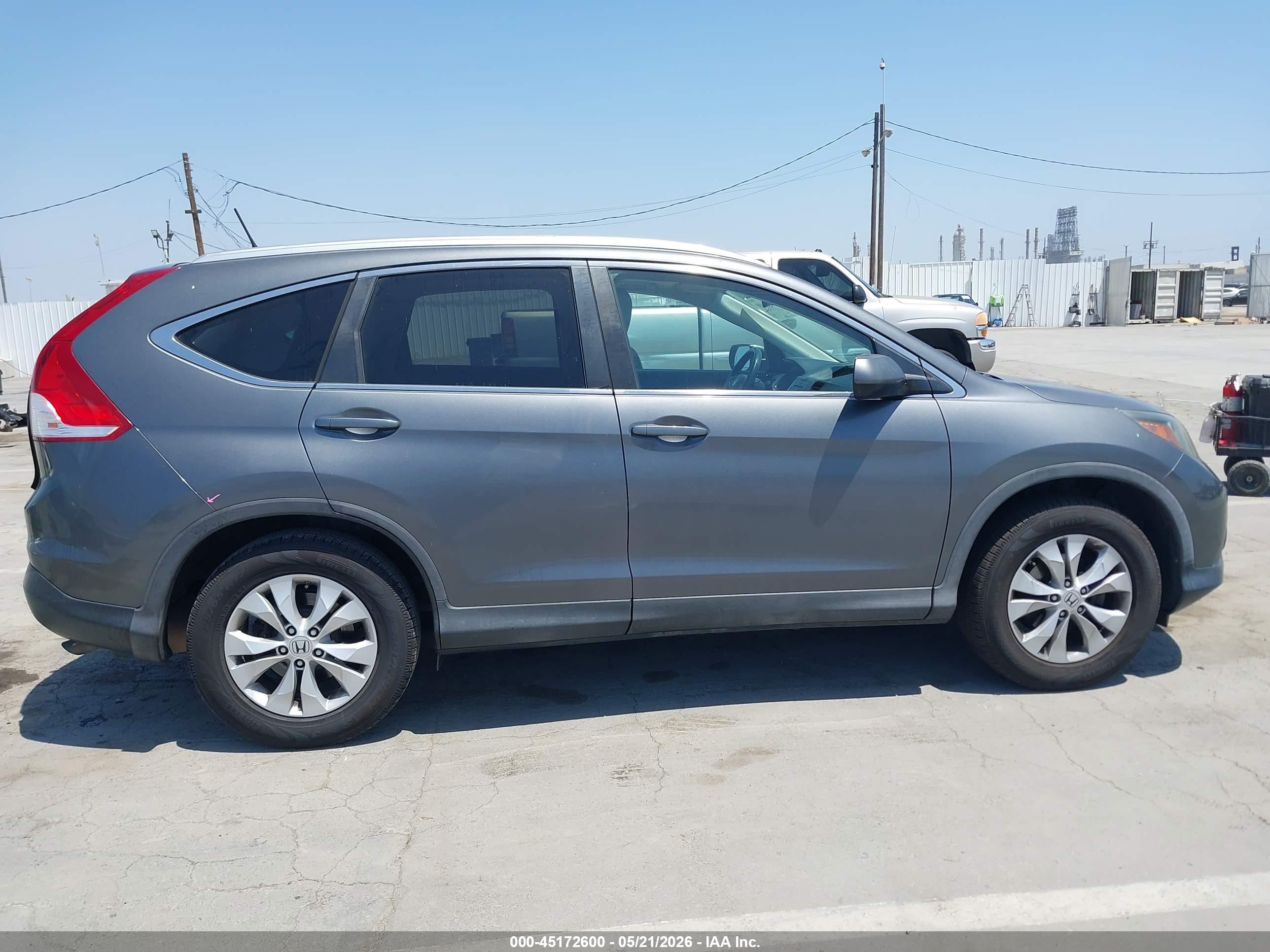 2013 Honda Cr-v Ex-l Серый vin: 5J6RM3H74DL022063
