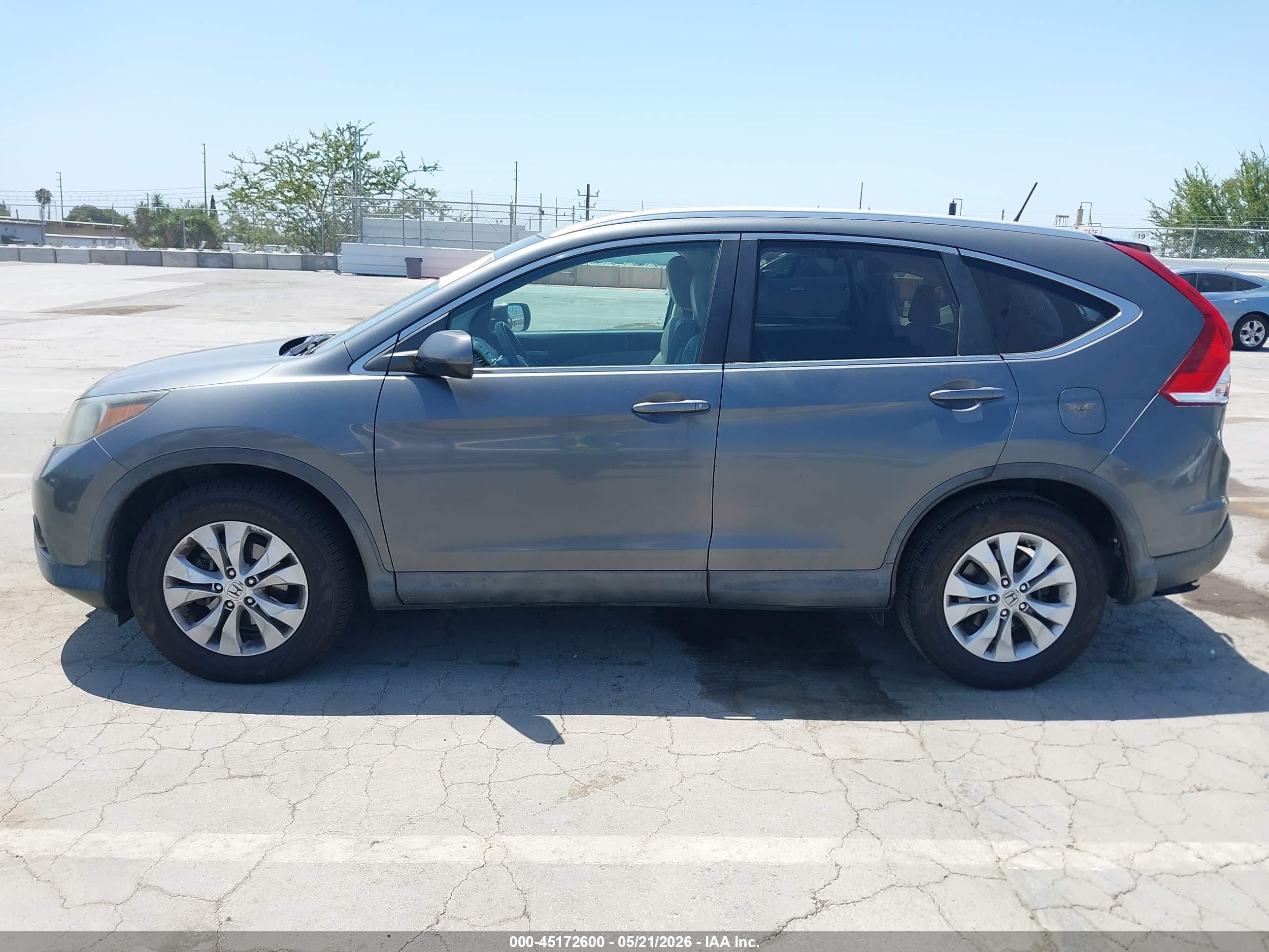 2013 Honda Cr-v Ex-l Серый vin: 5J6RM3H74DL022063
