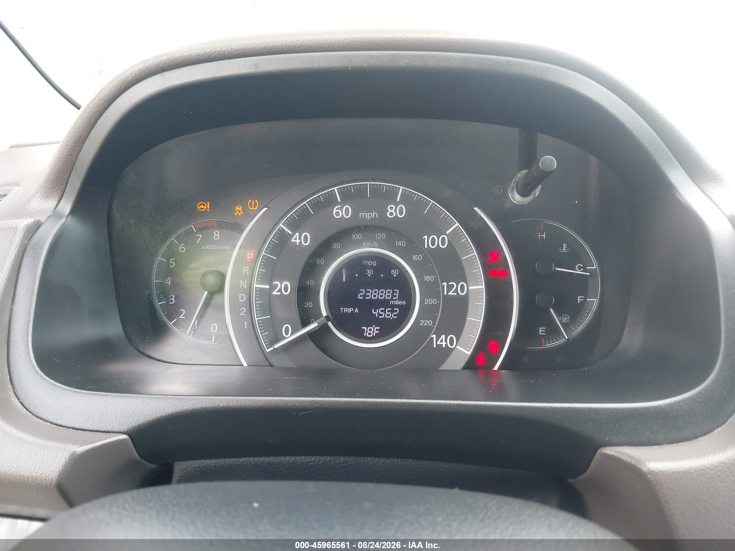 2013 Honda Cr-v Ex-l Белый vin: 5J6RM3H74DL022838