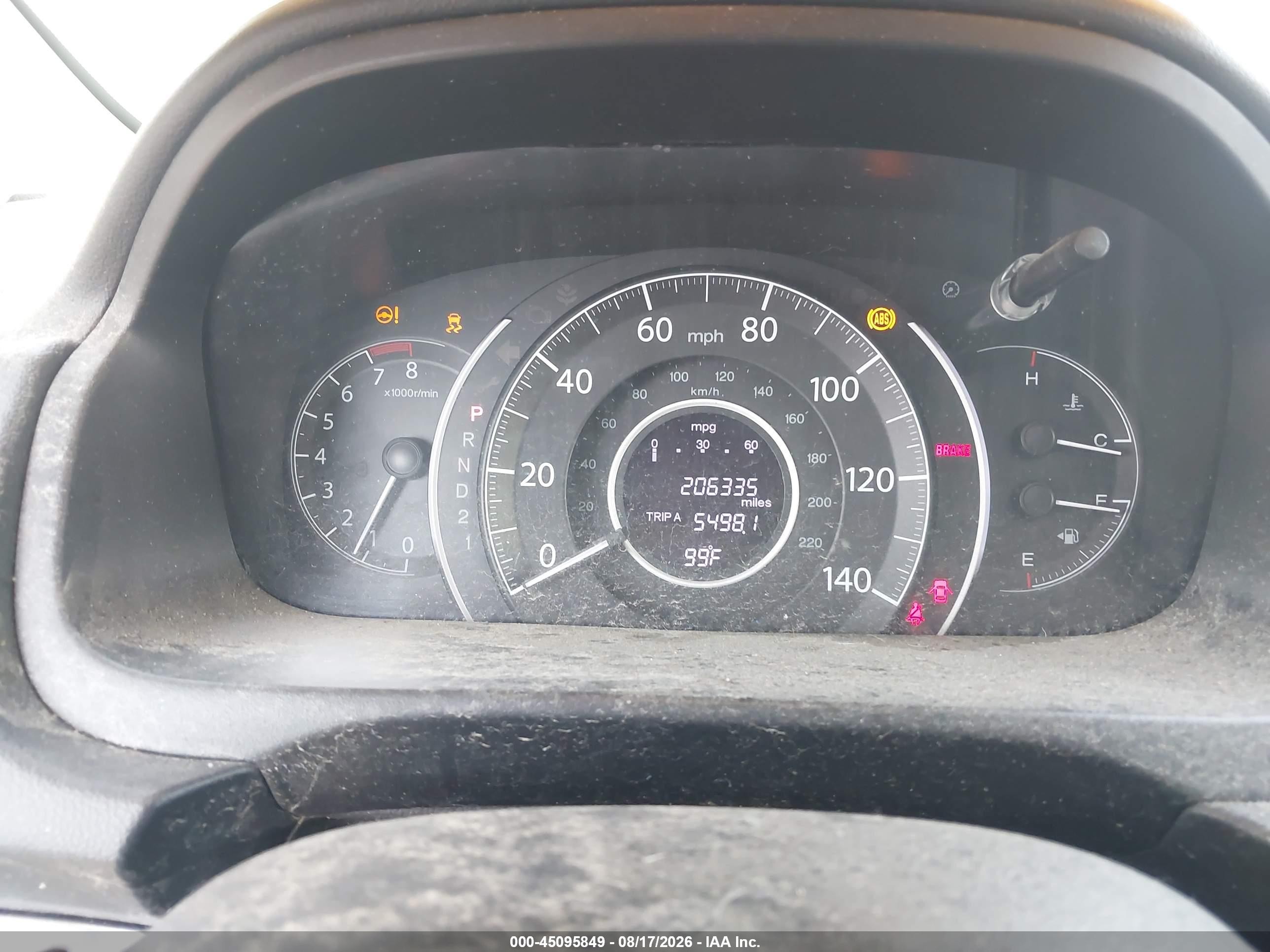 2013 Honda Cr-v Ex-l Black vin: 5J6RM3H74DL045892
