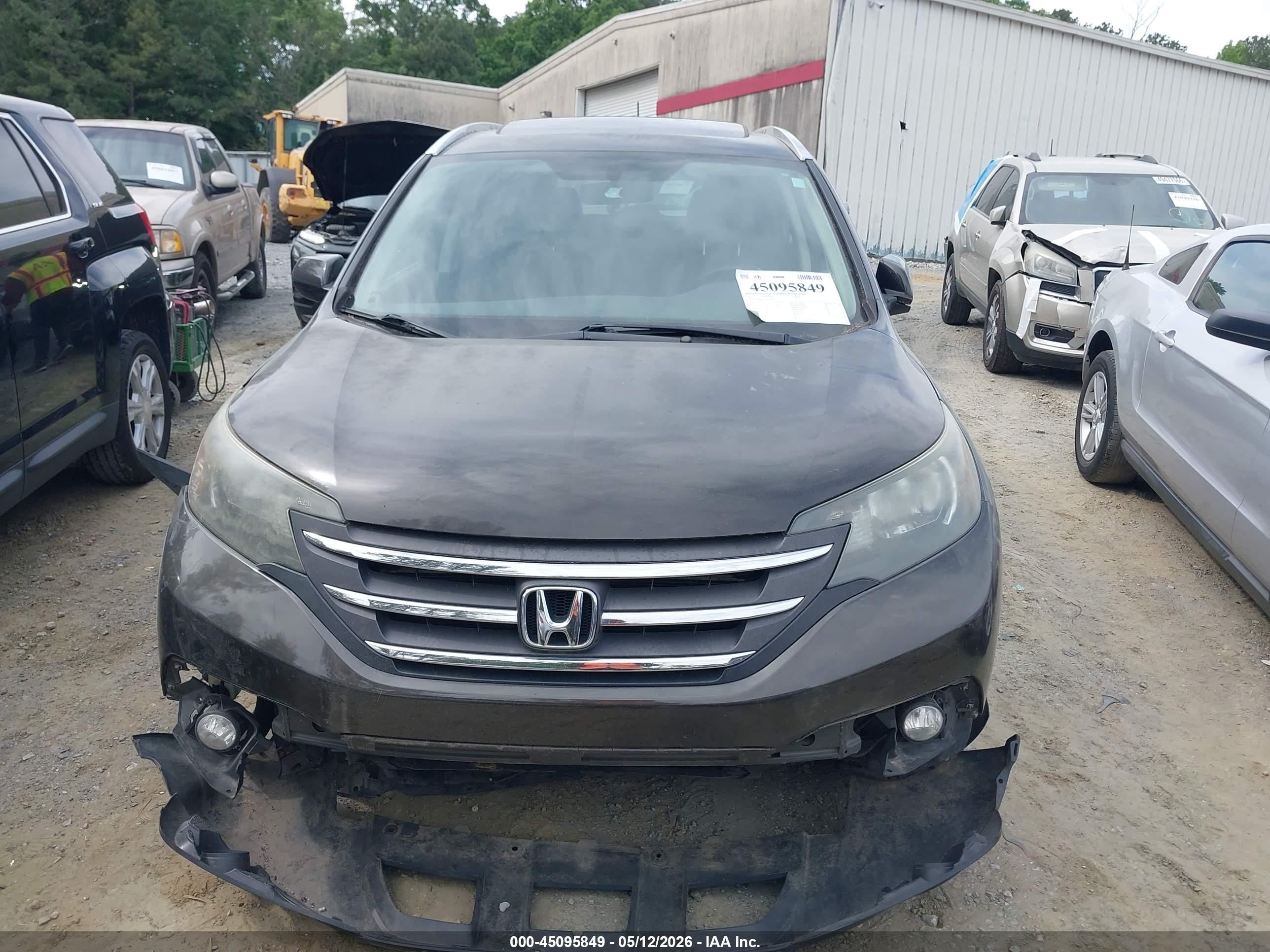 2013 Honda Cr-v Ex-l Black vin: 5J6RM3H74DL045892