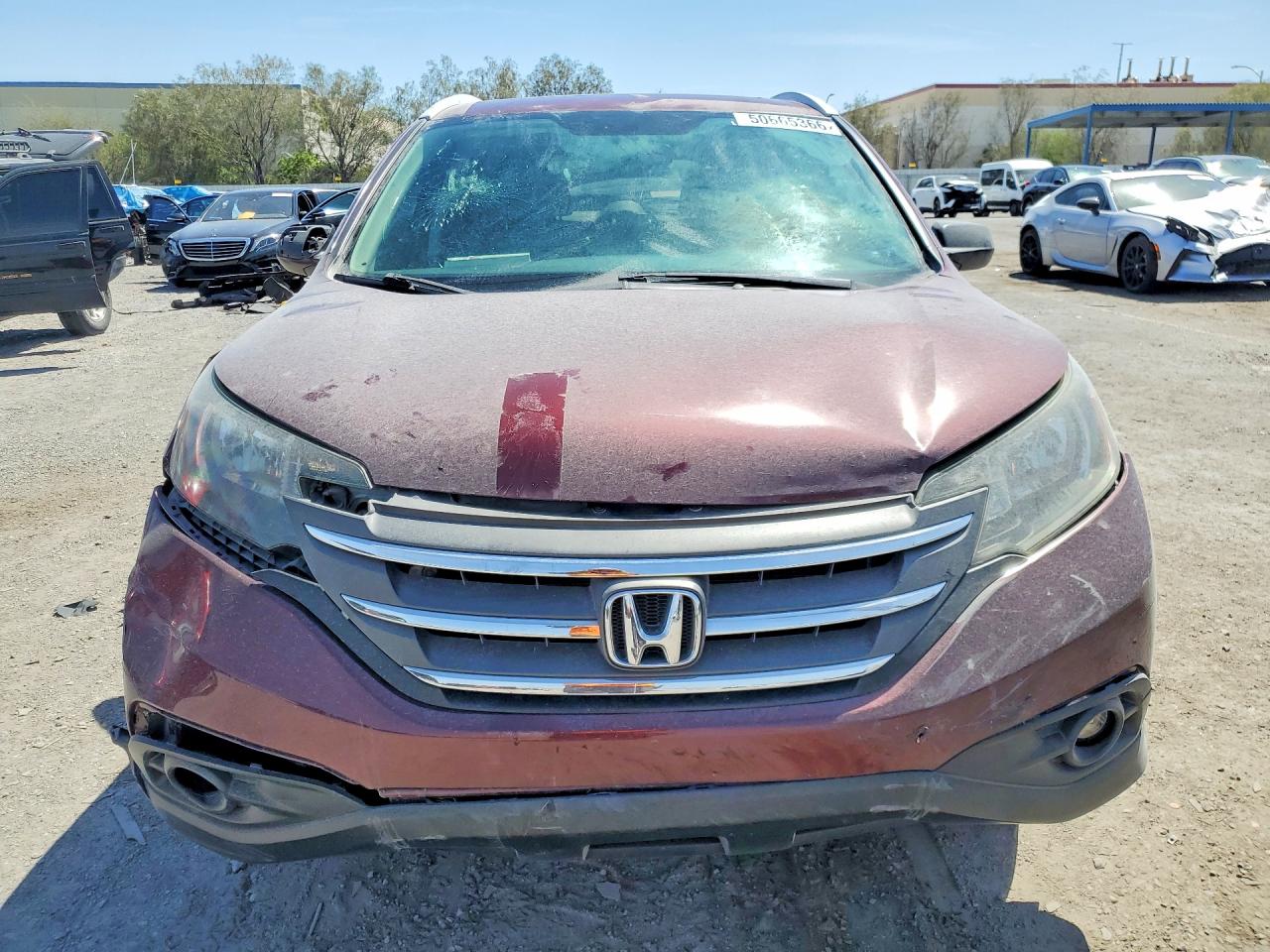 2014 Honda Cr-v Exl Бордовый vin: 5J6RM3H74EL004230