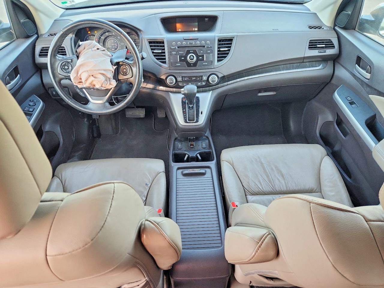 2014 Honda Cr-v Exl White vin: 5J6RM3H74EL022162