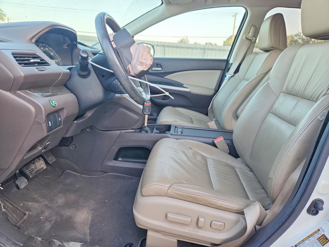 2014 Honda Cr-v Exl White vin: 5J6RM3H74EL022162