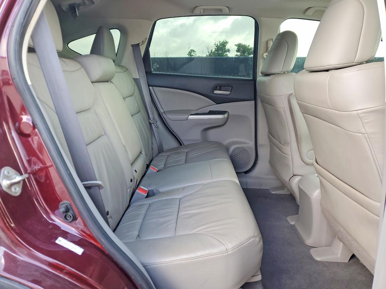 2014 Honda Cr-v Exl Burgundy vin: 5J6RM3H74EL023022