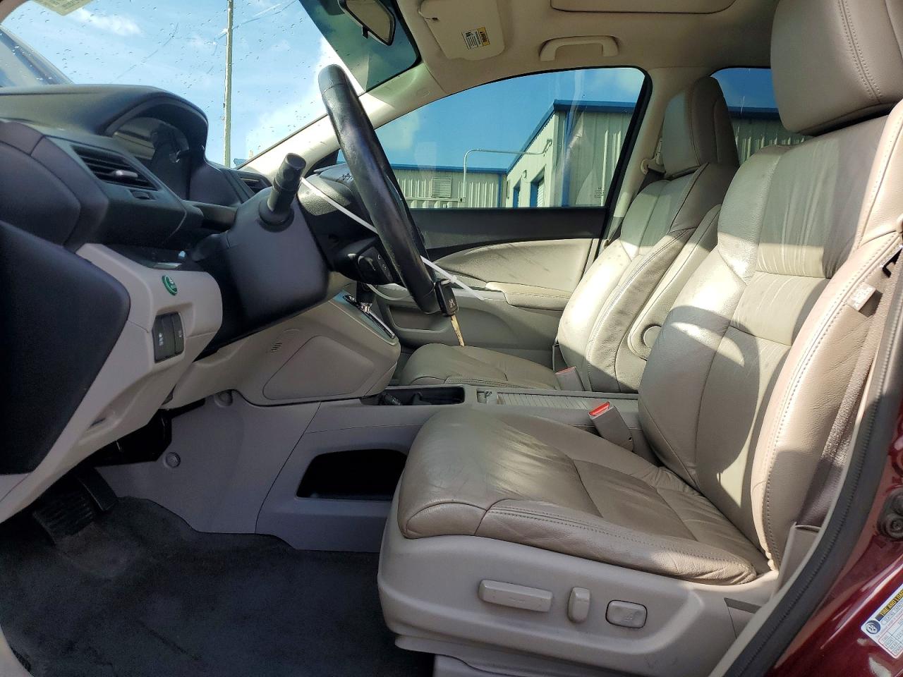 2014 Honda Cr-v Exl Burgundy vin: 5J6RM3H74EL023022