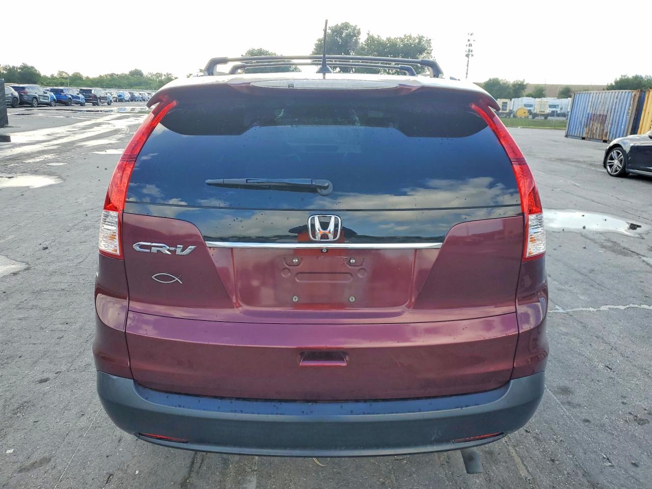 2014 Honda Cr-v Exl Burgundy vin: 5J6RM3H74EL023022