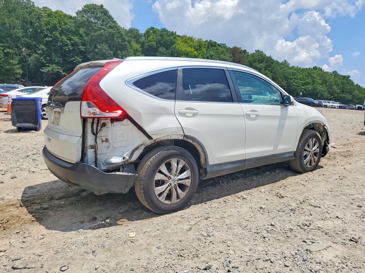 2014 Honda Cr-v Exl Белый vin: 5J6RM3H74EL024980