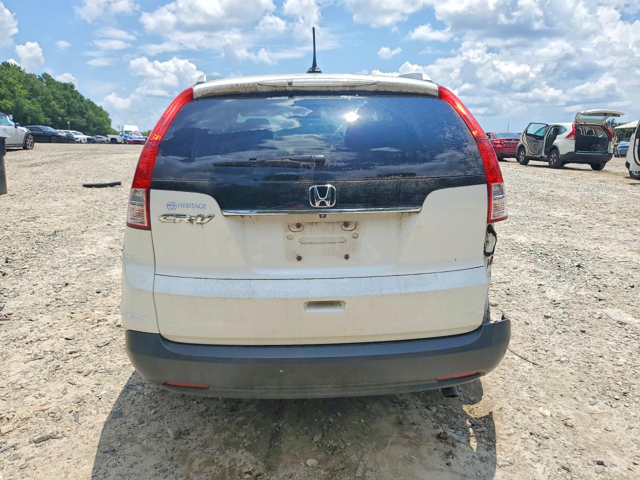 2014 Honda Cr-v Exl Белый vin: 5J6RM3H74EL024980