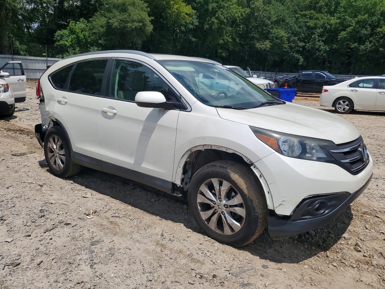 2014 Honda Cr-v Exl Белый vin: 5J6RM3H74EL024980