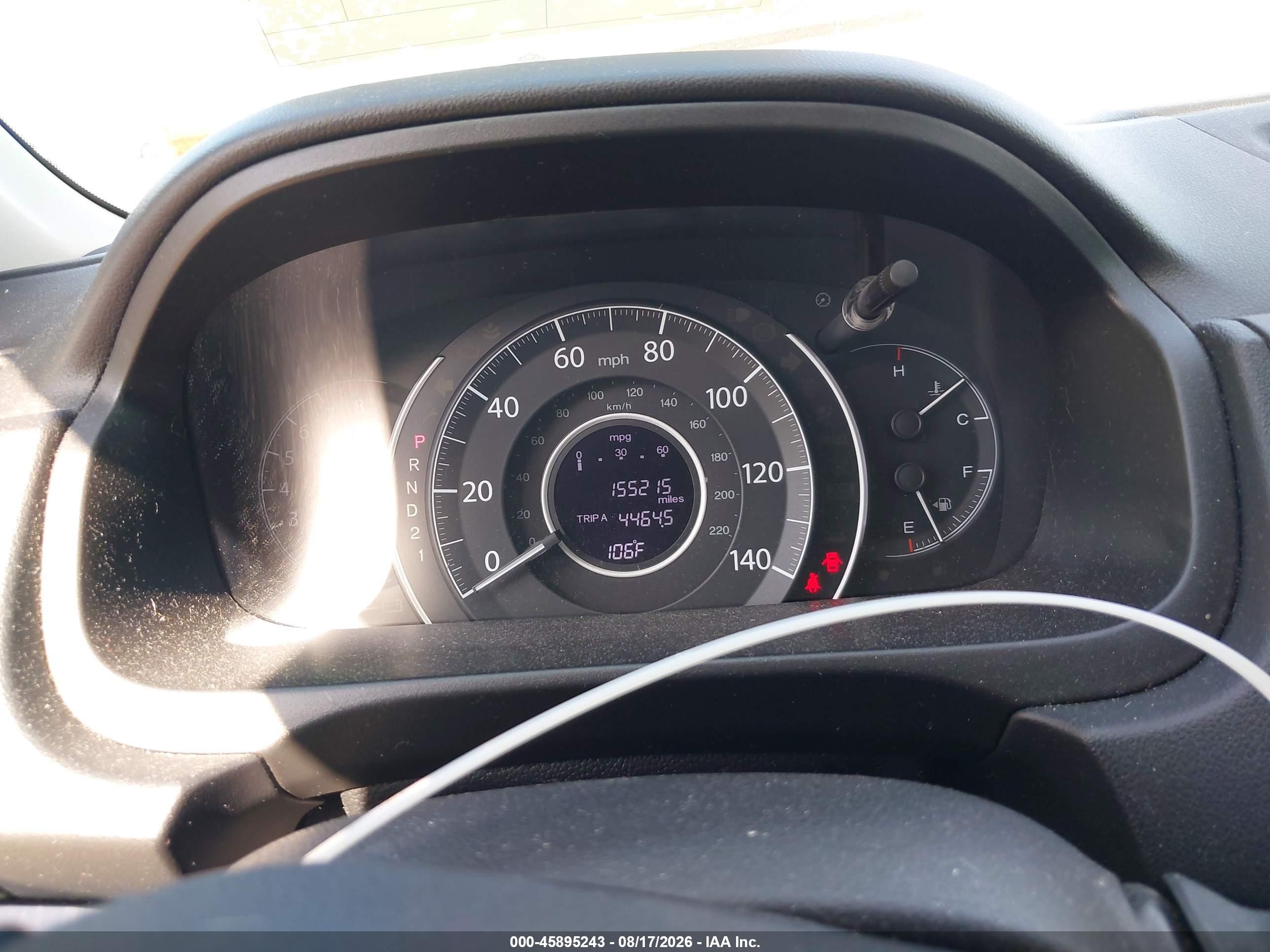 2014 Honda Cr-v Ex-l Белый vin: 5J6RM3H74EL026874