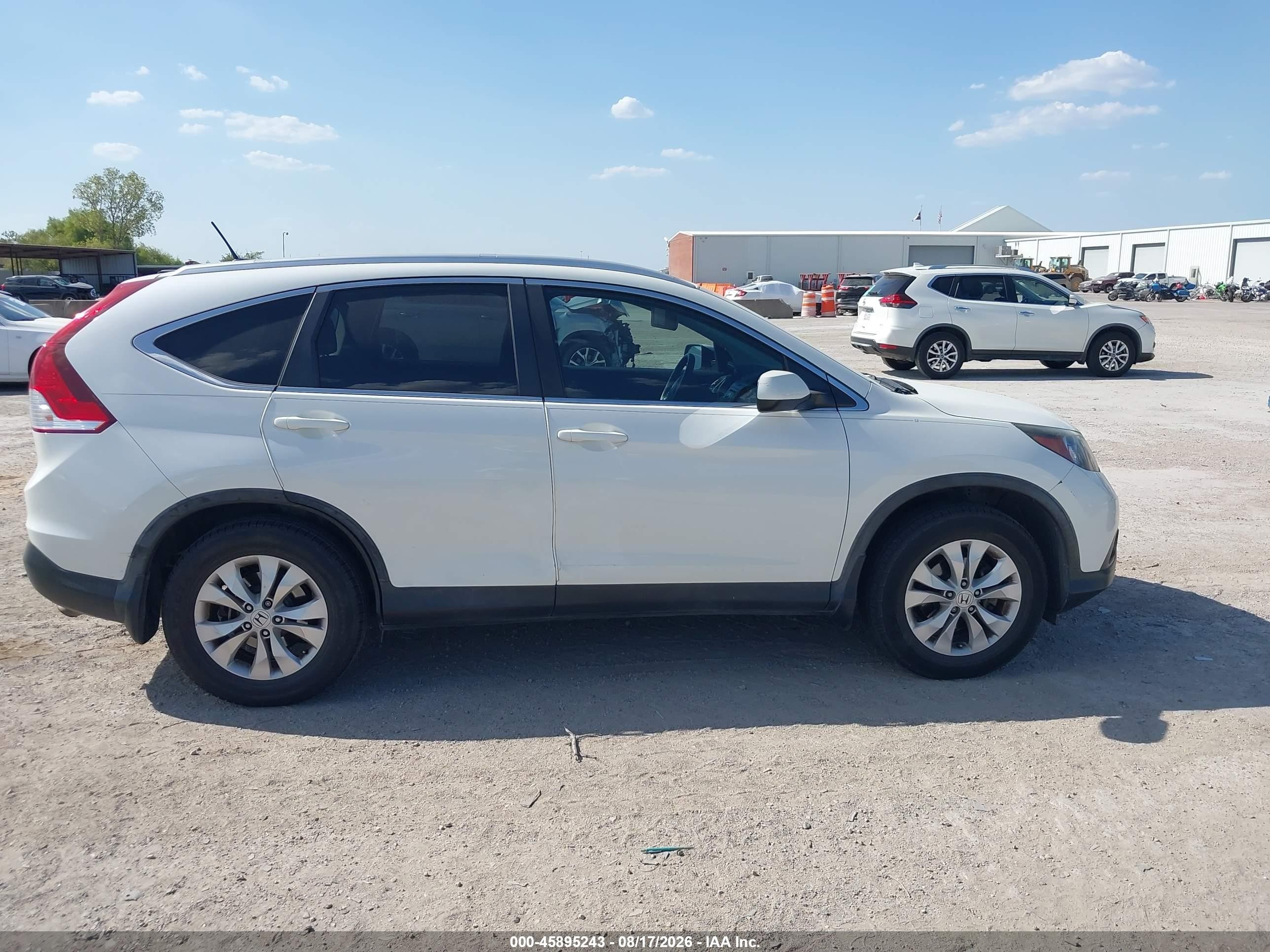 2014 Honda Cr-v Ex-l Белый vin: 5J6RM3H74EL026874