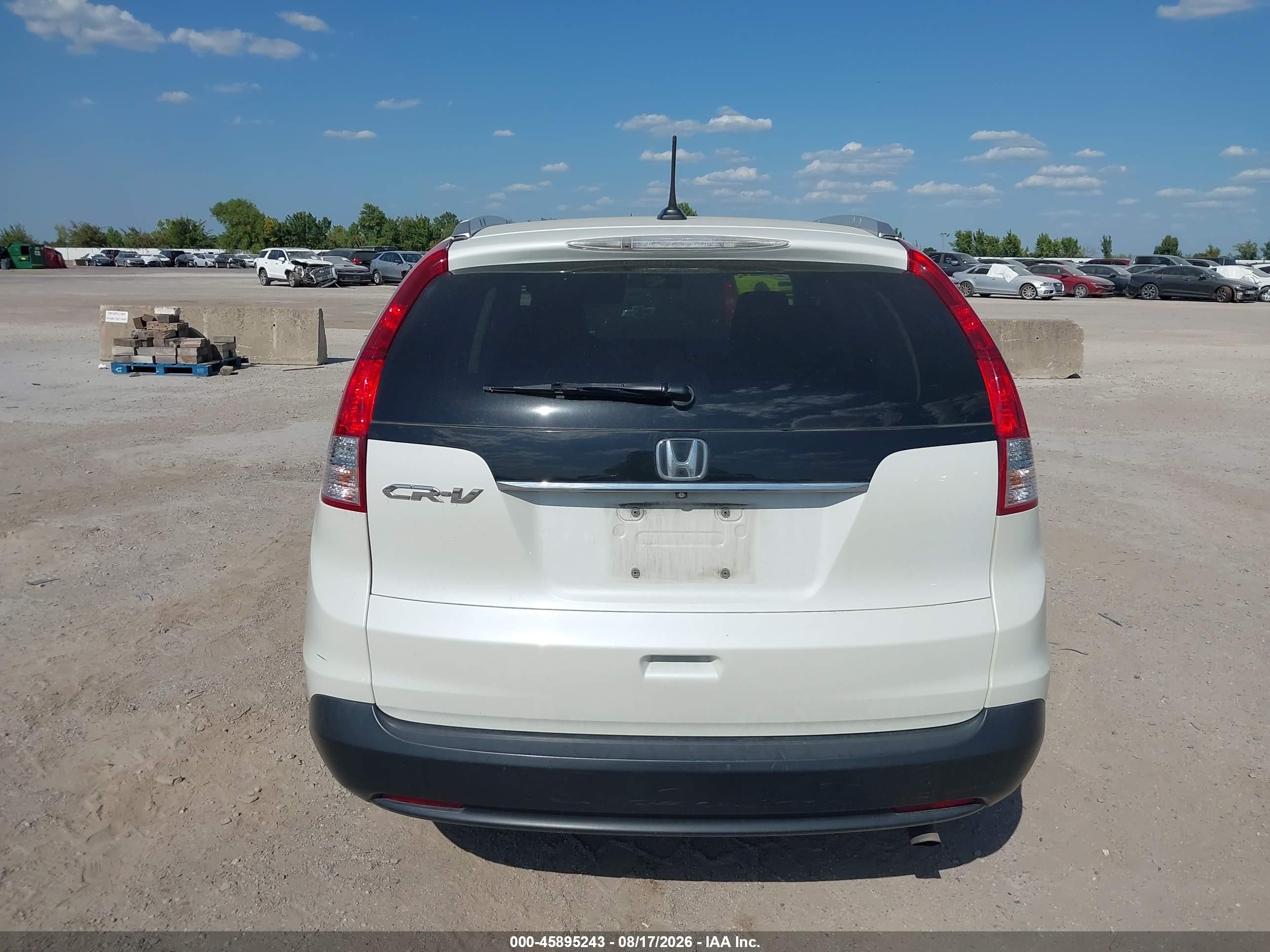 2014 Honda Cr-v Ex-l Белый vin: 5J6RM3H74EL026874