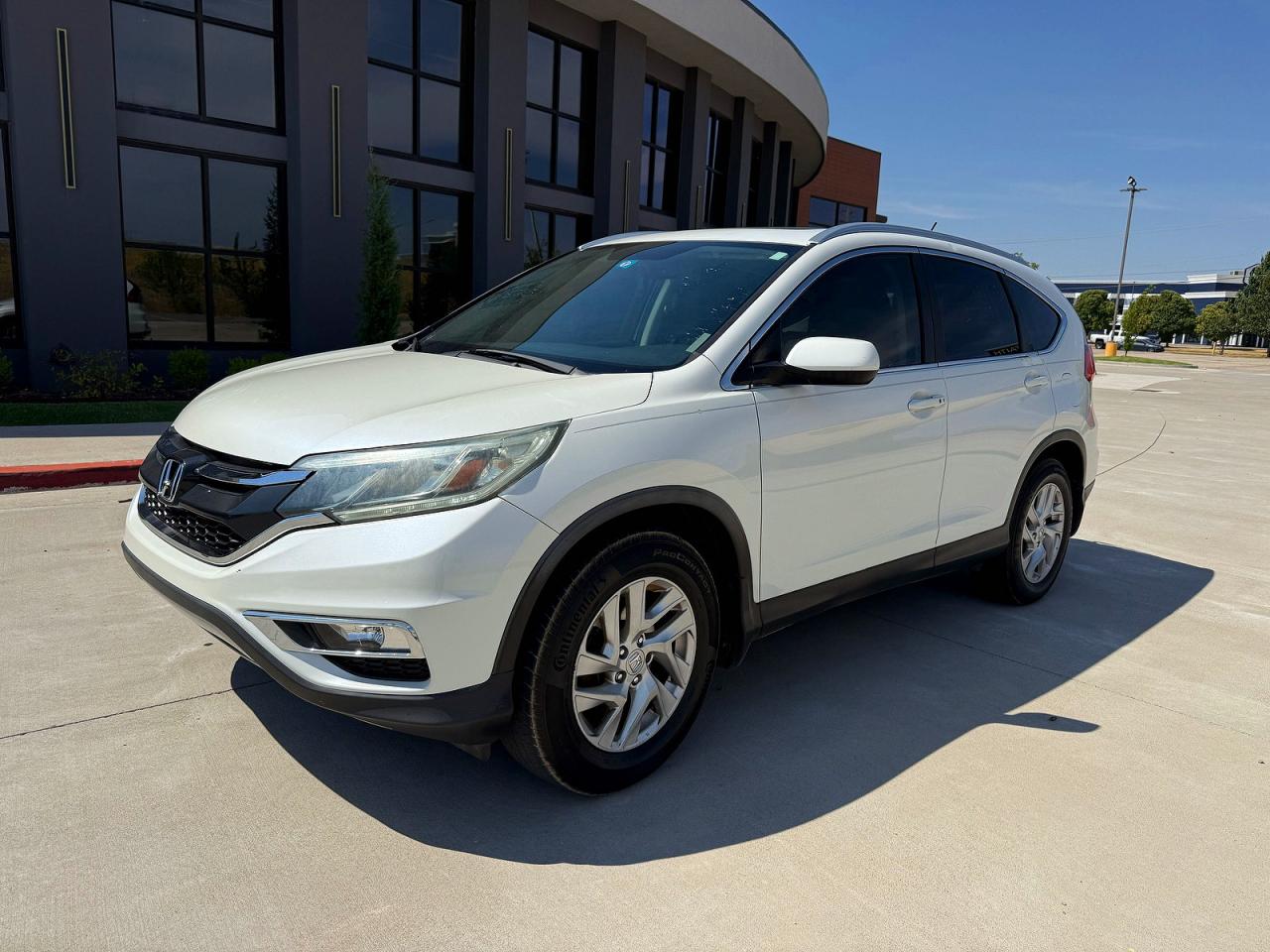 2015 Honda Cr-v Exl White vin: 5J6RM3H74FL007937