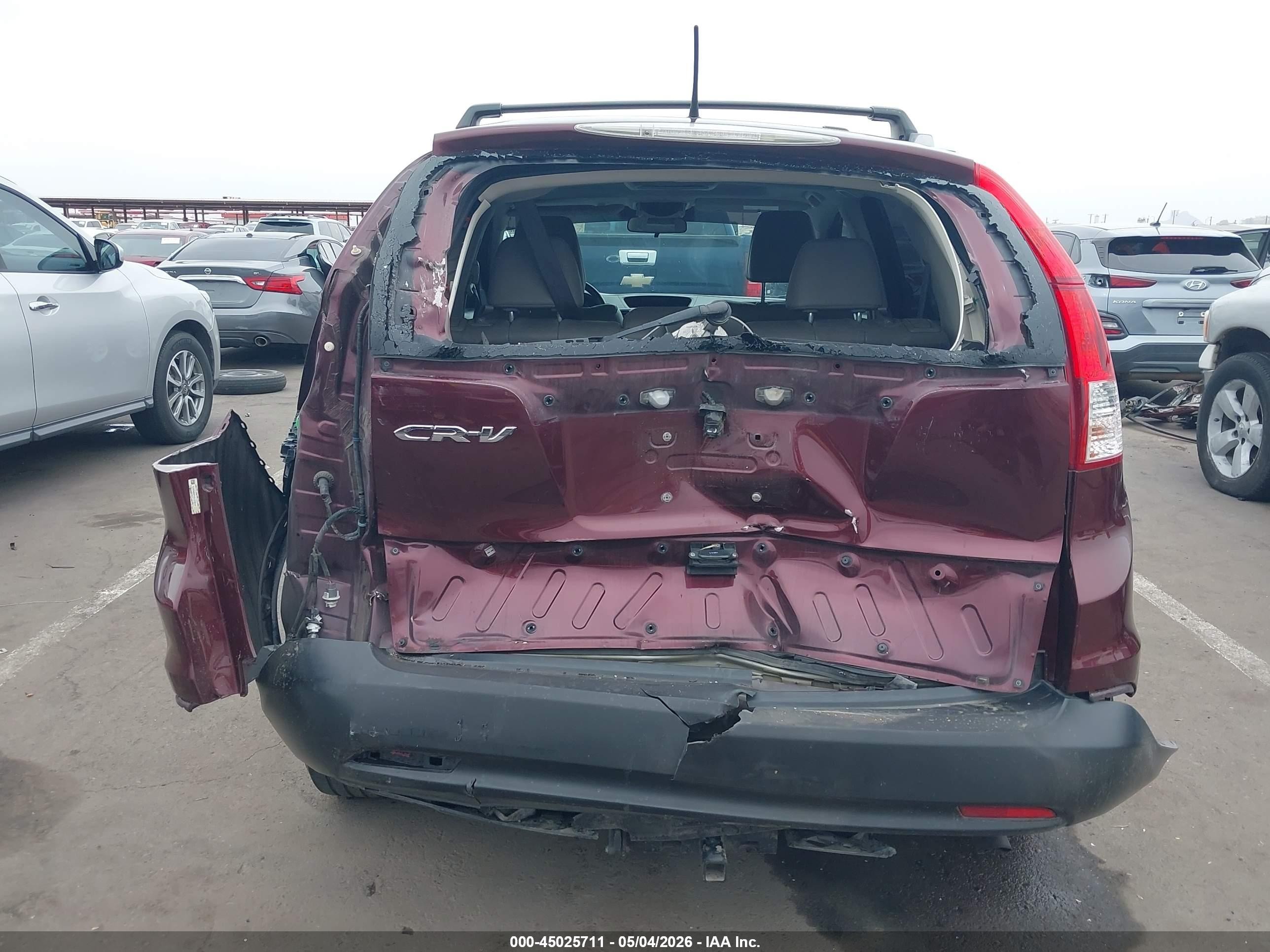 2012 Honda Cr-v Ex-l Maroon vin: 5J6RM3H75CL010261