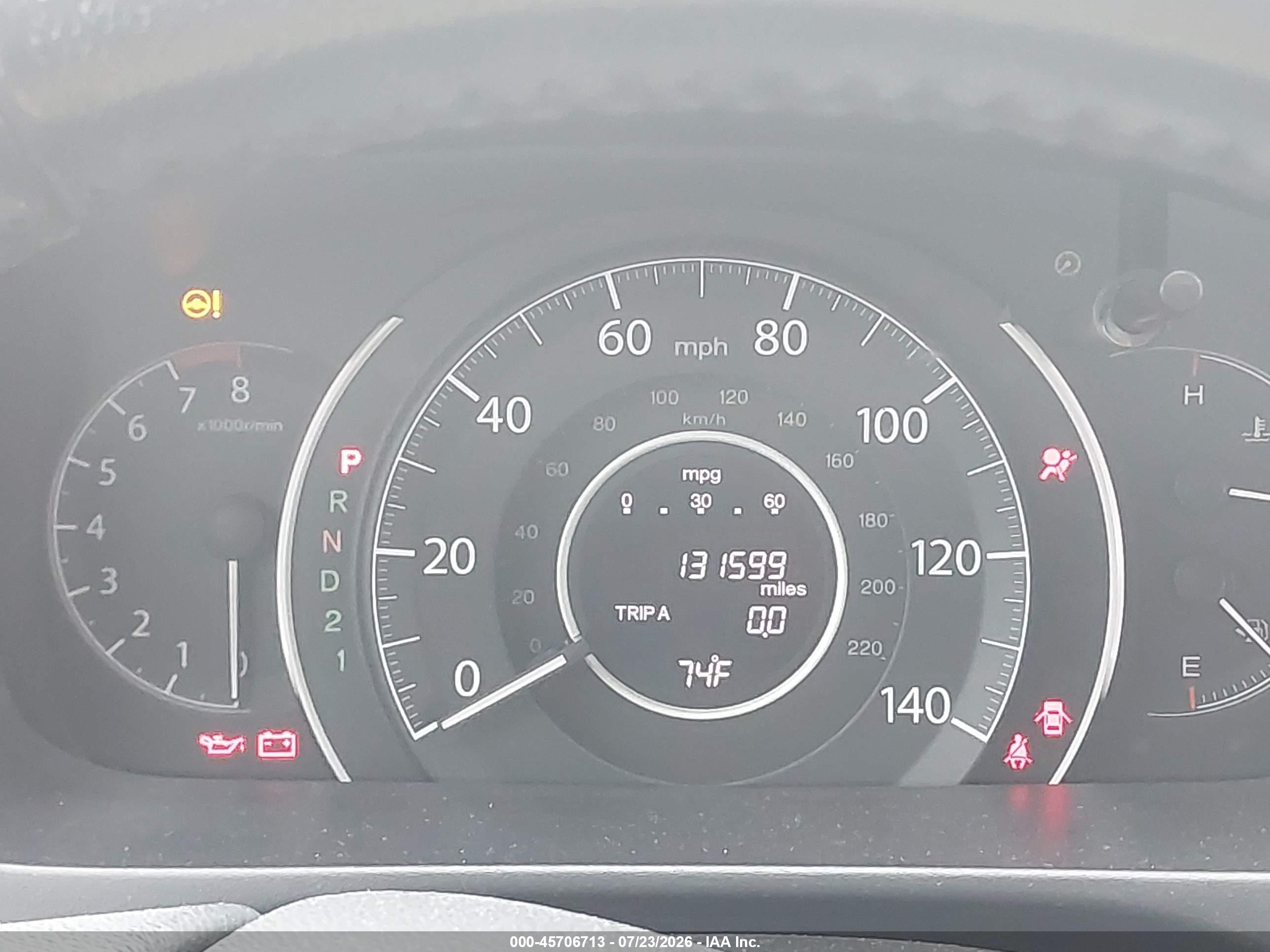 2012 Honda Cr-v Ex-l Серый vin: 5J6RM3H75CL016044