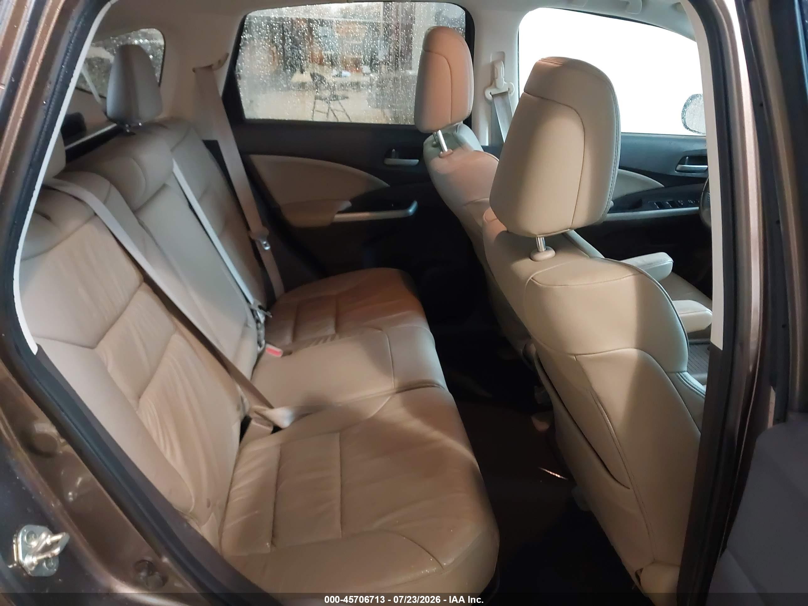 2012 Honda Cr-v Ex-l Серый vin: 5J6RM3H75CL016044