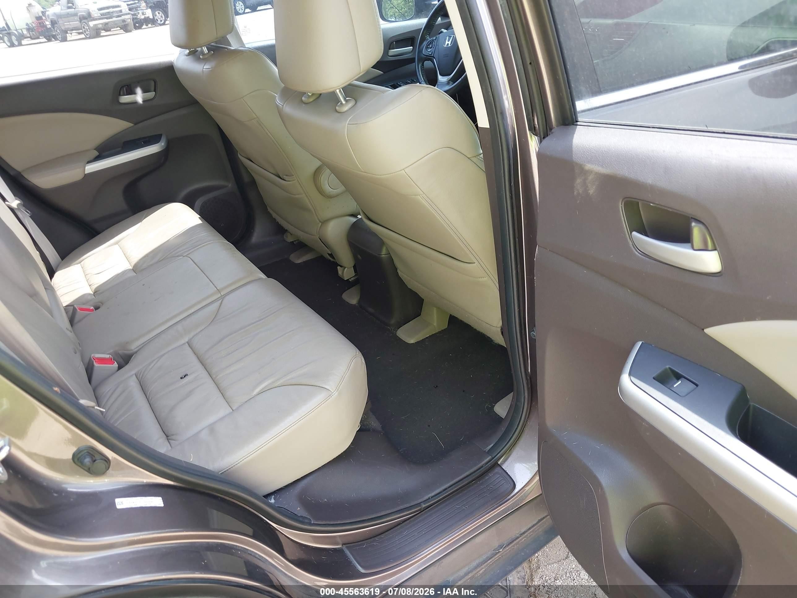 2012 Honda Cr-v Ex-l Gray vin: 5J6RM3H75CL025004
