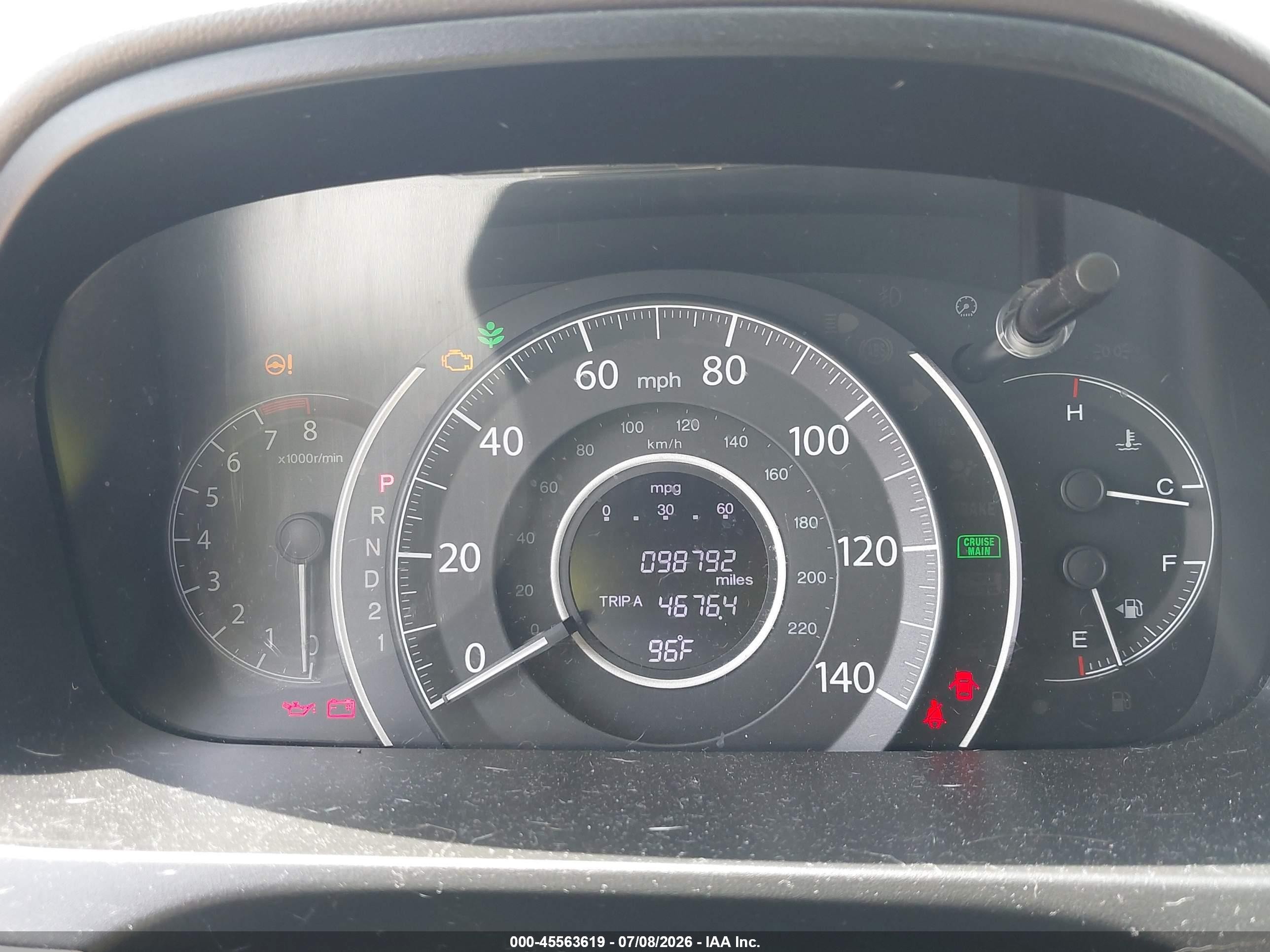 2012 Honda Cr-v Ex-l Gray vin: 5J6RM3H75CL025004