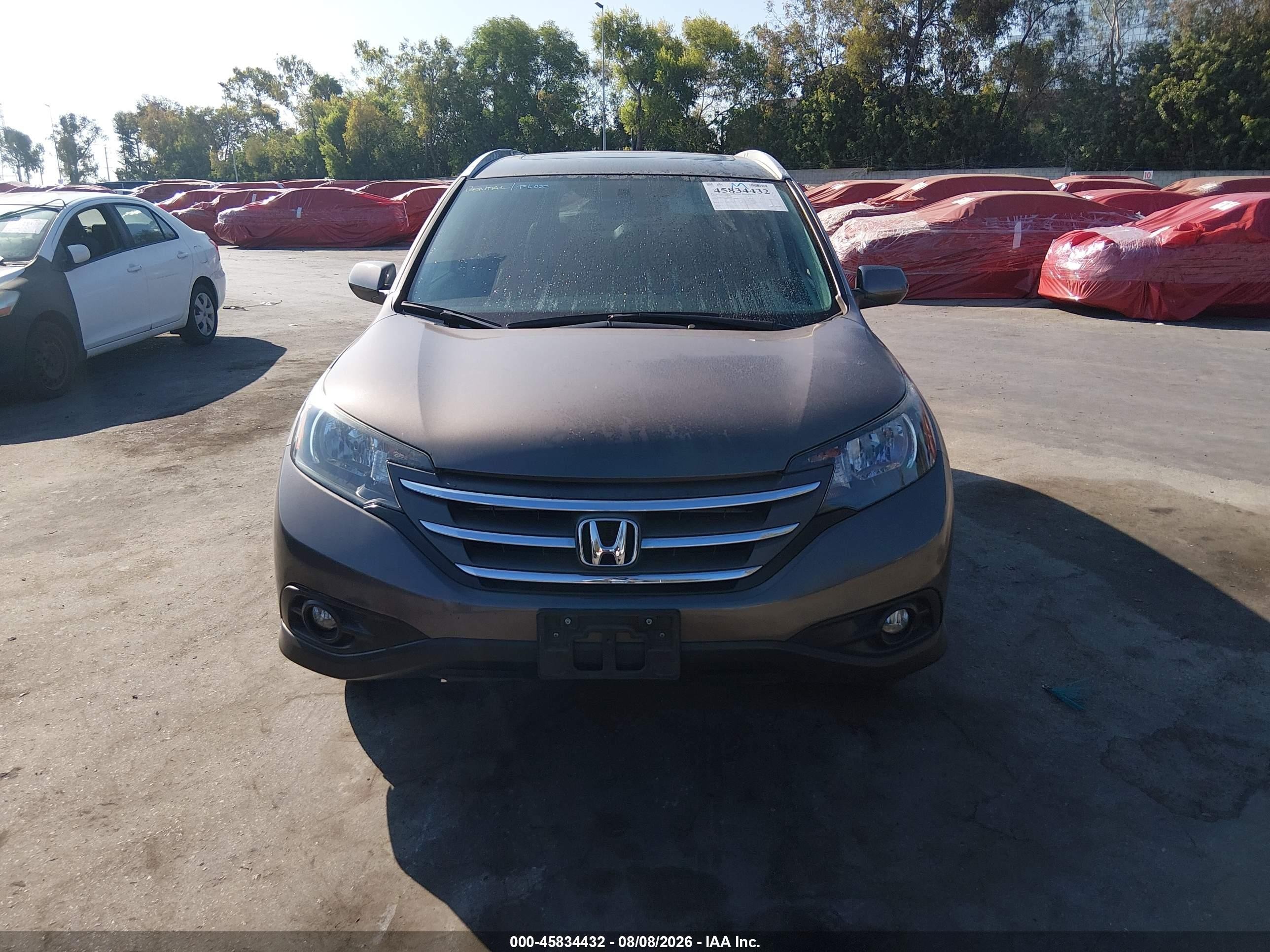 2012 Honda Cr-v Ex-l Gray vin: 5J6RM3H75CL042580