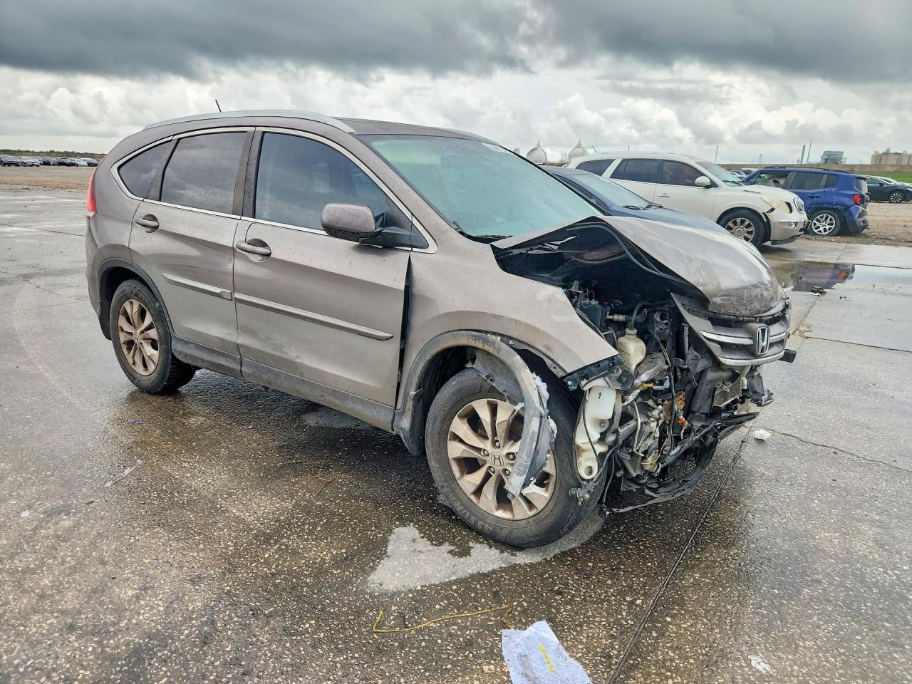 2012 Honda Cr -v Gray vin: 5J6RM3H75CL046726