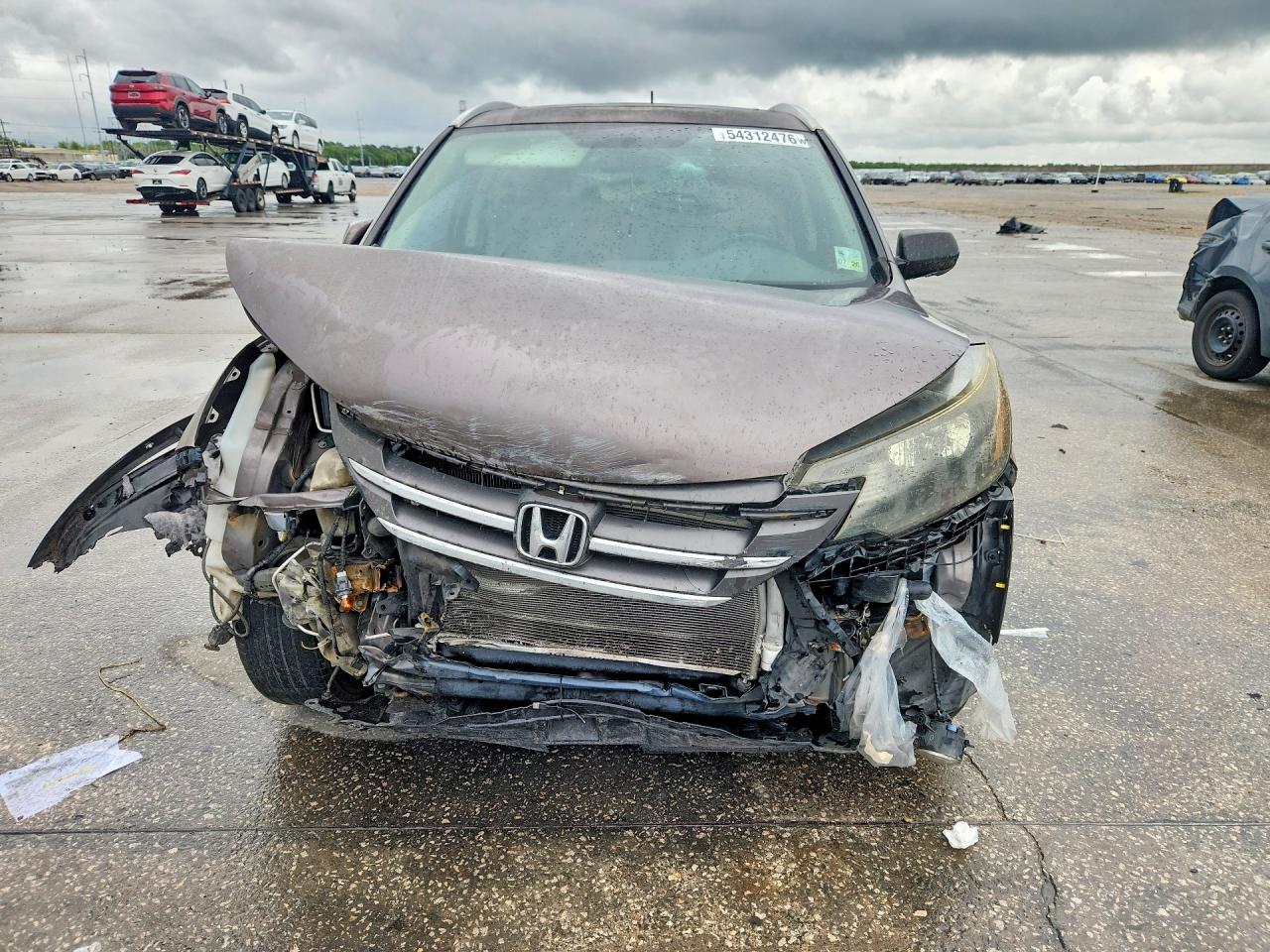2012 Honda Cr -v Gray vin: 5J6RM3H75CL046726