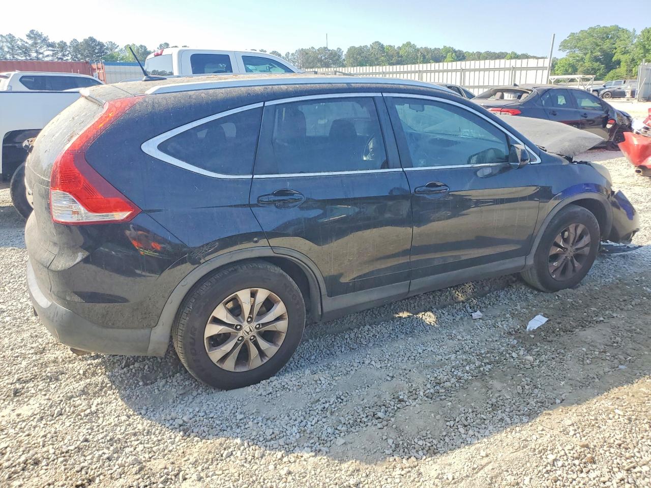 2012 Honda Cr-v Exl Black vin: 5J6RM3H75CL047696