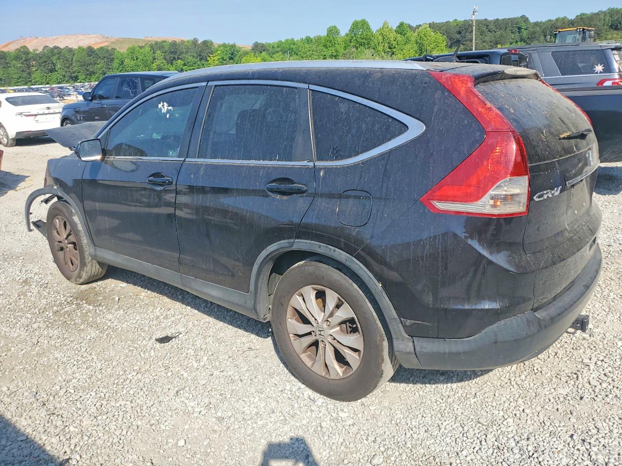 2012 Honda Cr-v Exl Black vin: 5J6RM3H75CL047696