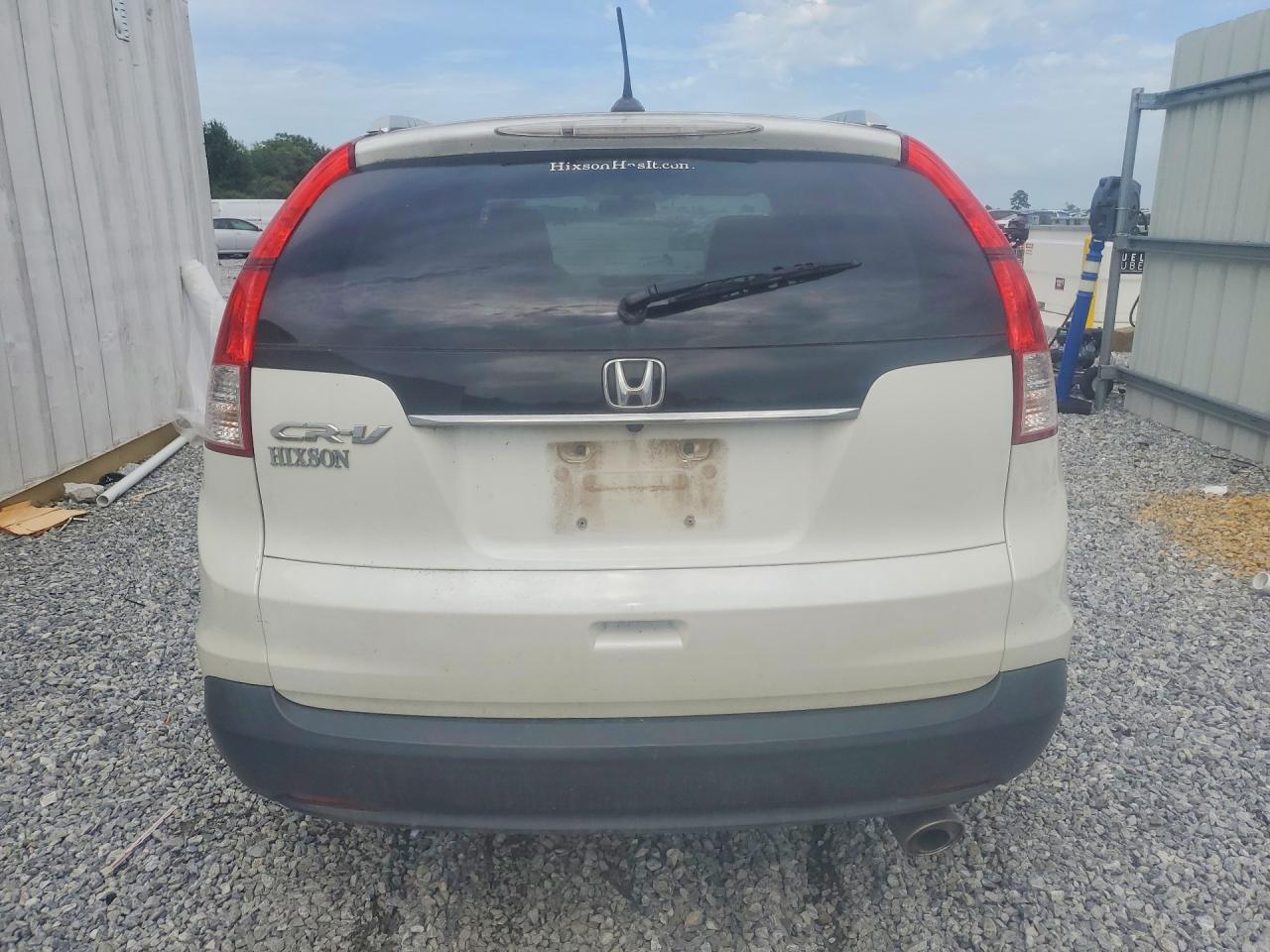 2013 Honda Cr-v Exl White vin: 5J6RM3H75DL005577