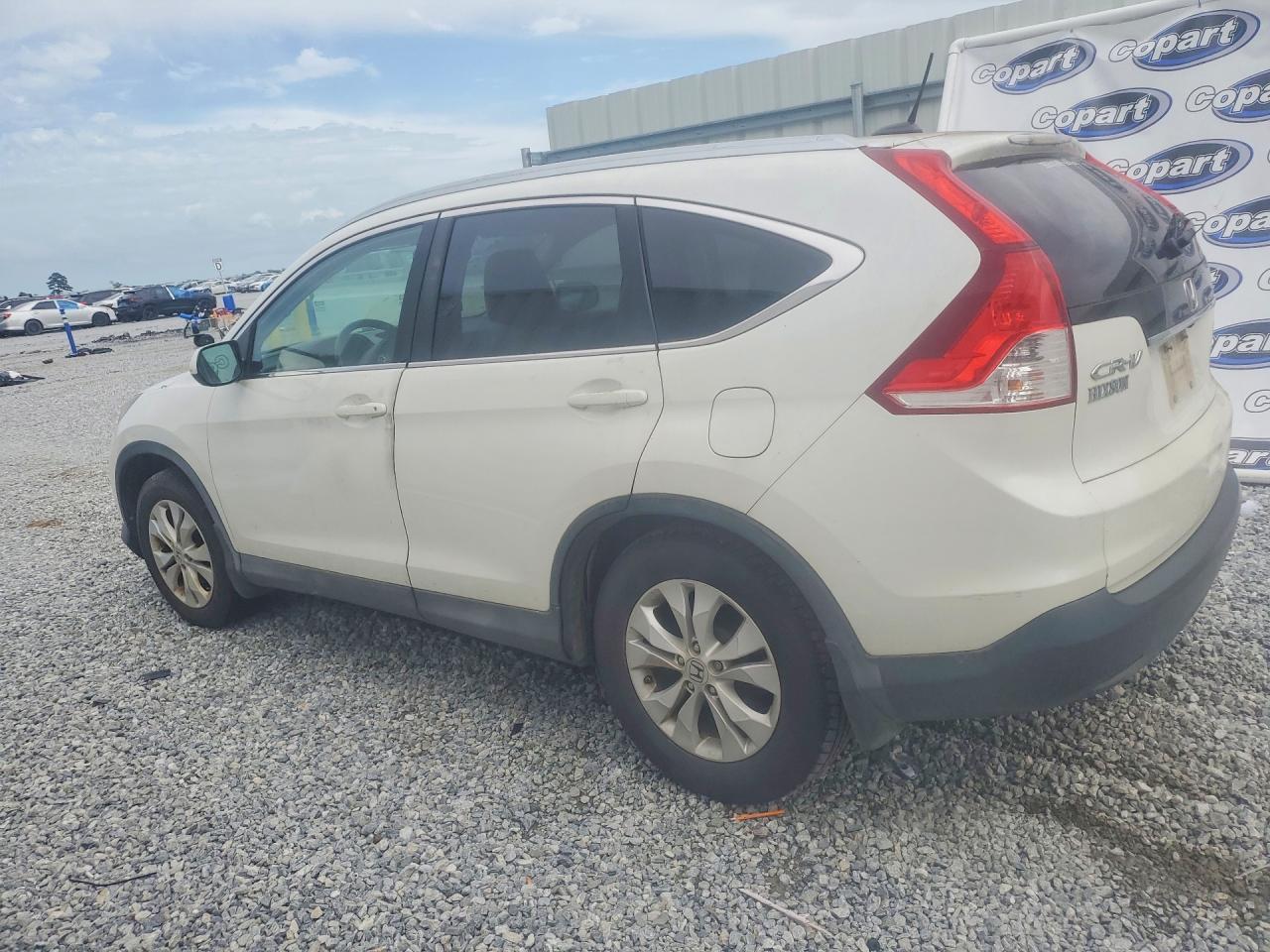 2013 Honda Cr-v Exl White vin: 5J6RM3H75DL005577