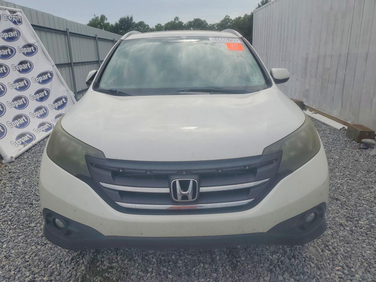 2013 Honda Cr-v Exl White vin: 5J6RM3H75DL005577