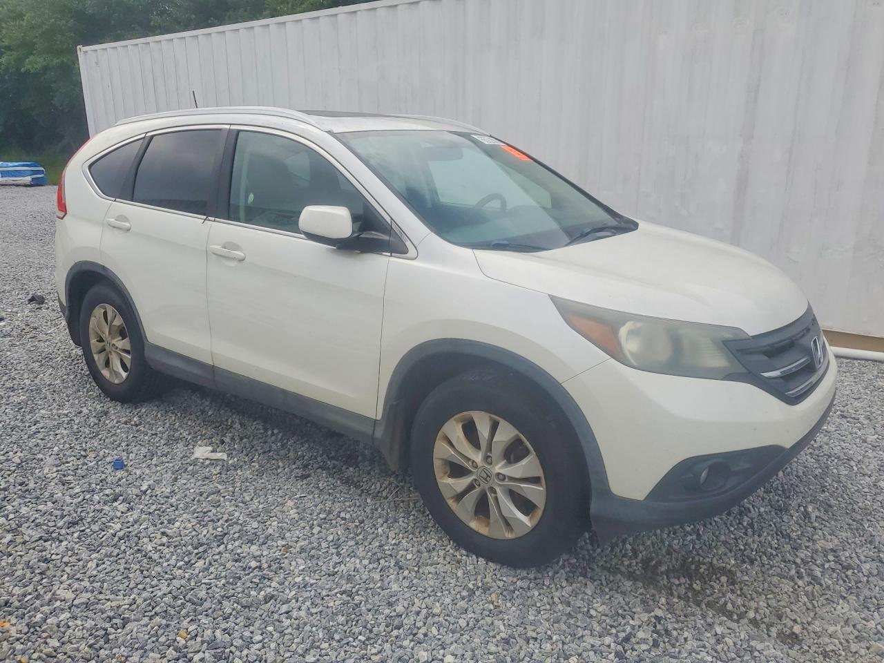 2013 Honda Cr-v Exl White vin: 5J6RM3H75DL005577