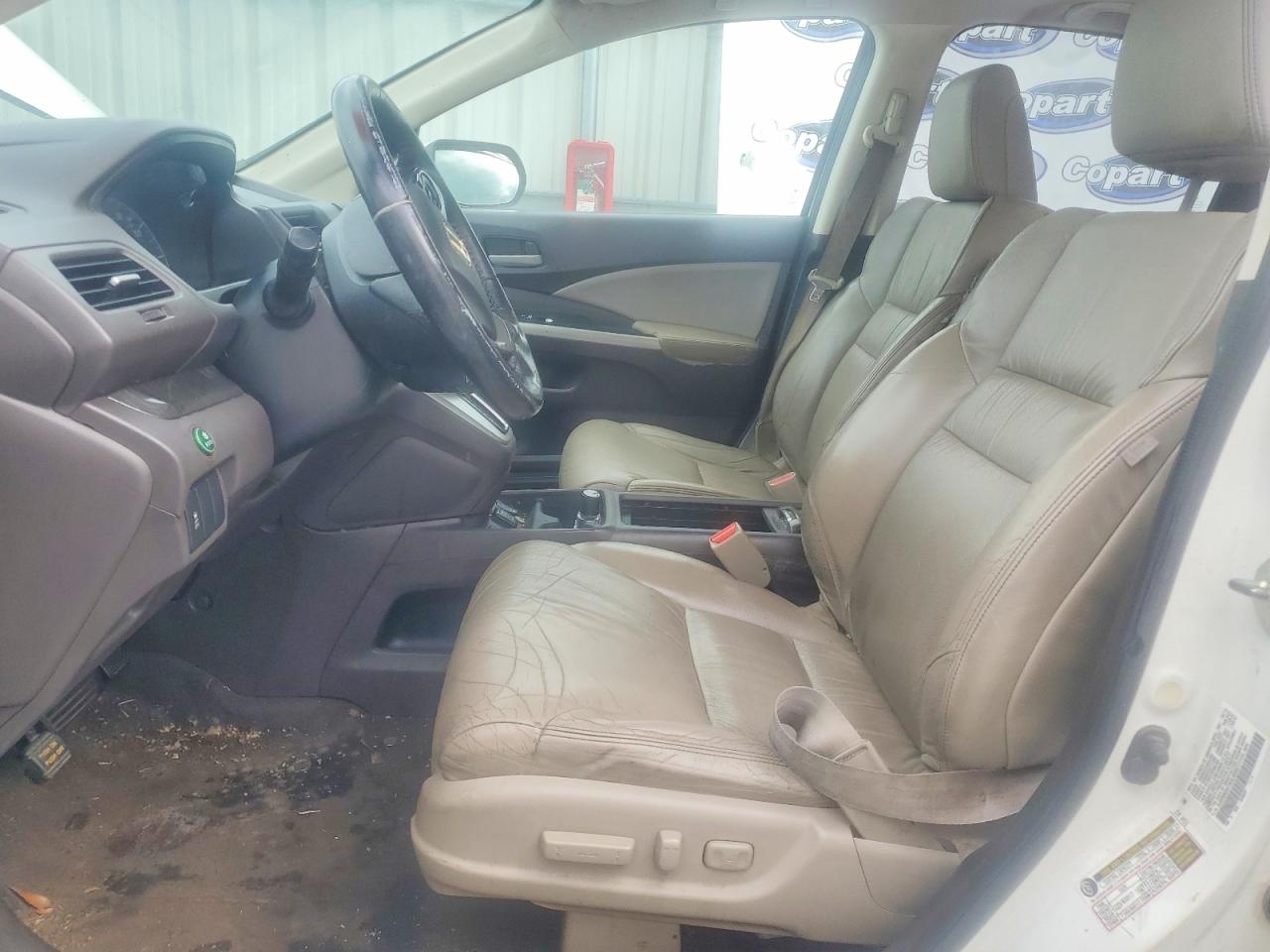 2013 Honda Cr-v Exl White vin: 5J6RM3H75DL005577