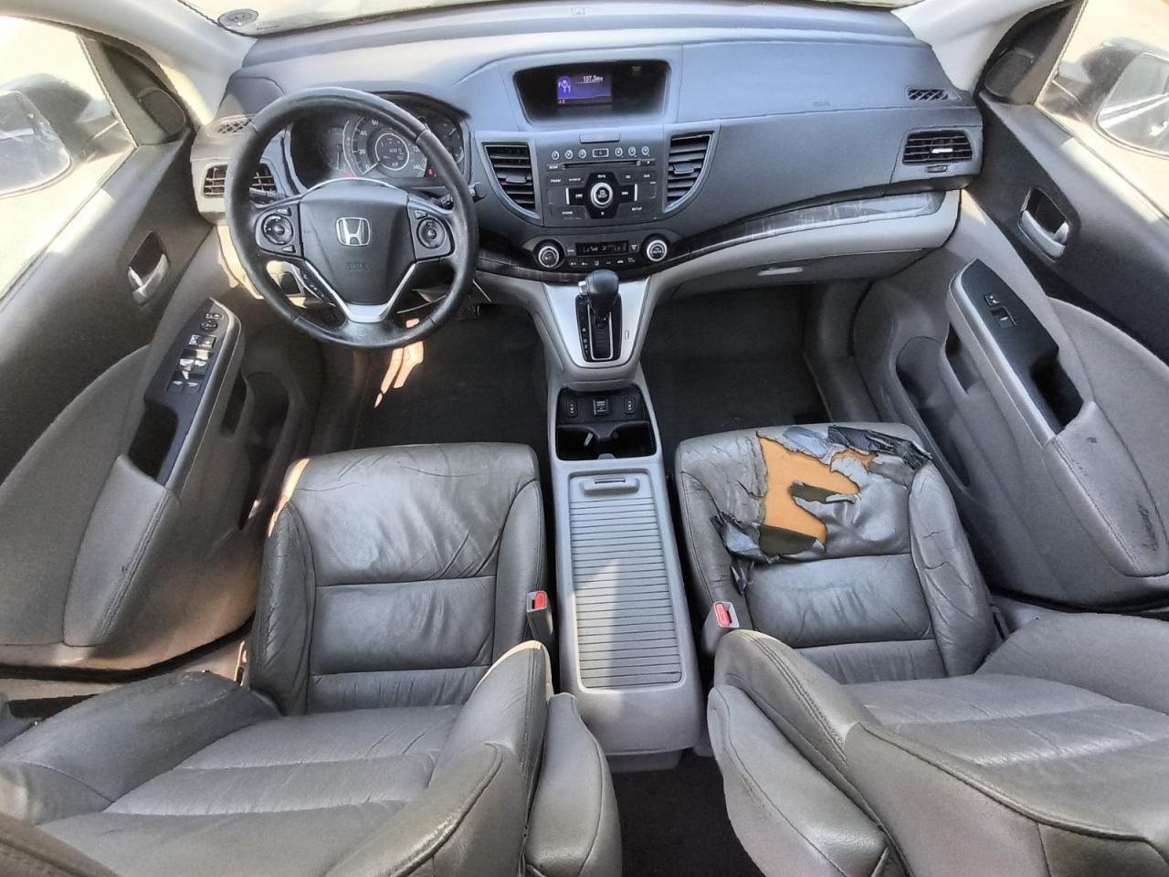 2013 Honda Cr-v Exl Серый vin: 5J6RM3H75DL016997 Damage: Left Front Seat Cushion, Worn, Acceptable