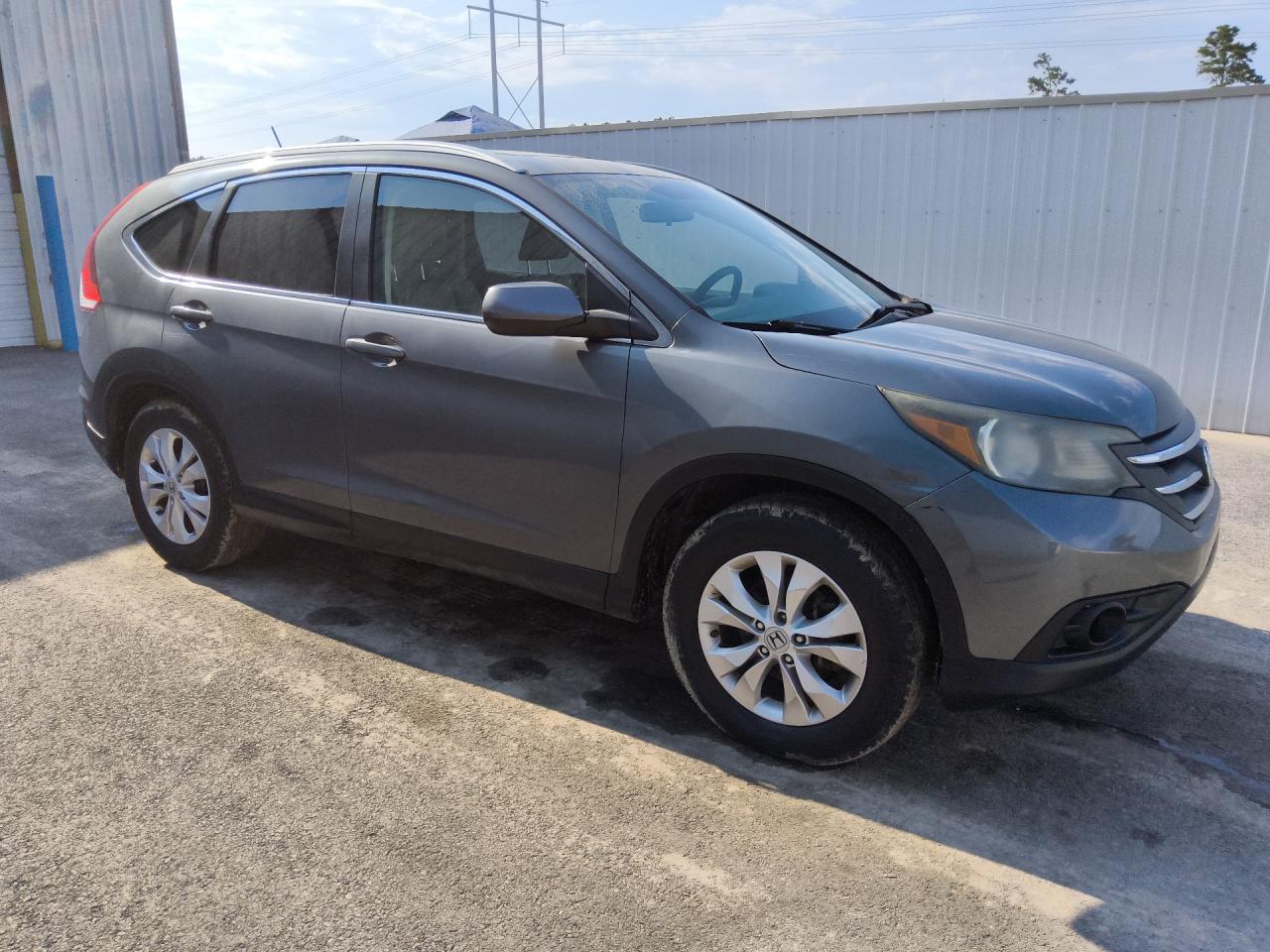 2013 Honda Cr-v Exl Серый vin: 5J6RM3H75DL016997 Damage: Right Front Fender, Dent(S) W/ Paint Dmg, 5 To 6 Inches