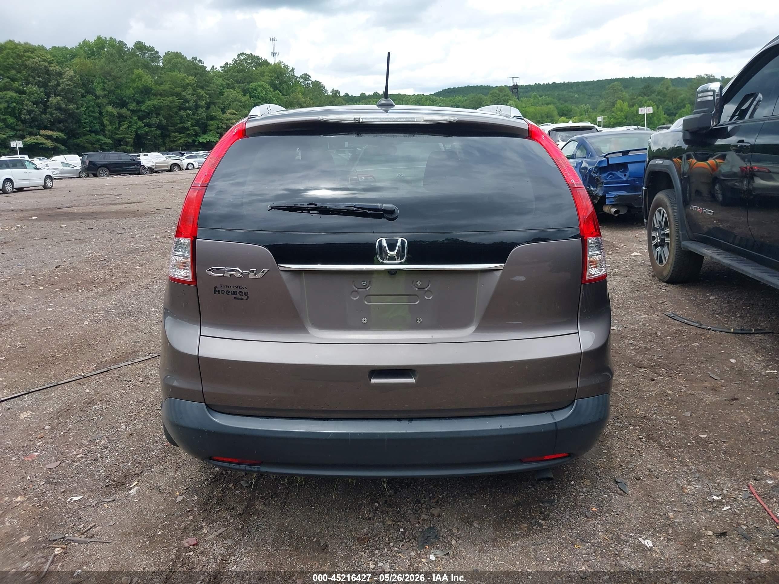 2013 Honda Cr-v Ex-l Beige vin: 5J6RM3H75DL020919