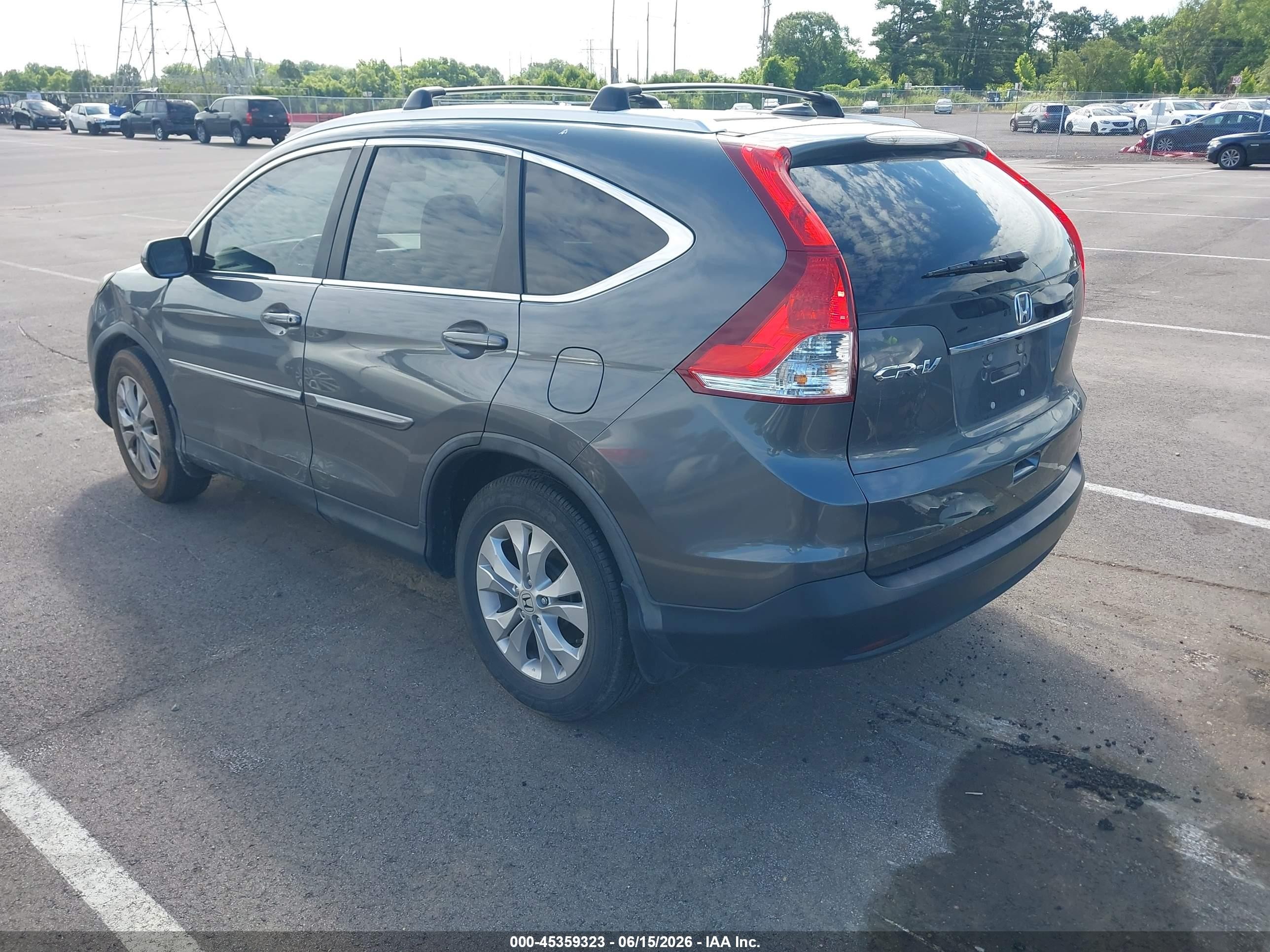 2013 Honda Cr-v Ex-l Tan vin: 5J6RM3H75DL022458