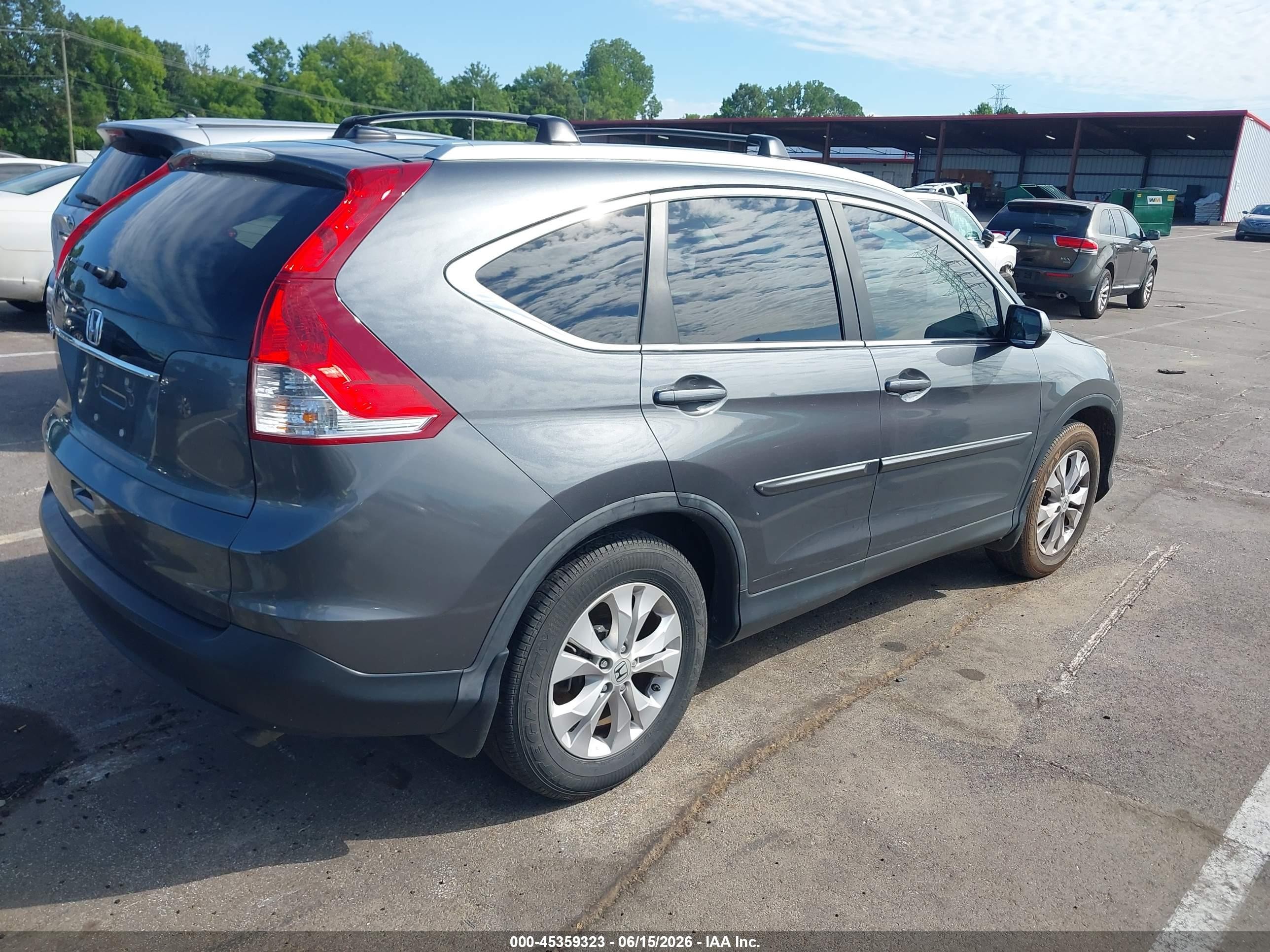 2013 Honda Cr-v Ex-l Tan vin: 5J6RM3H75DL022458