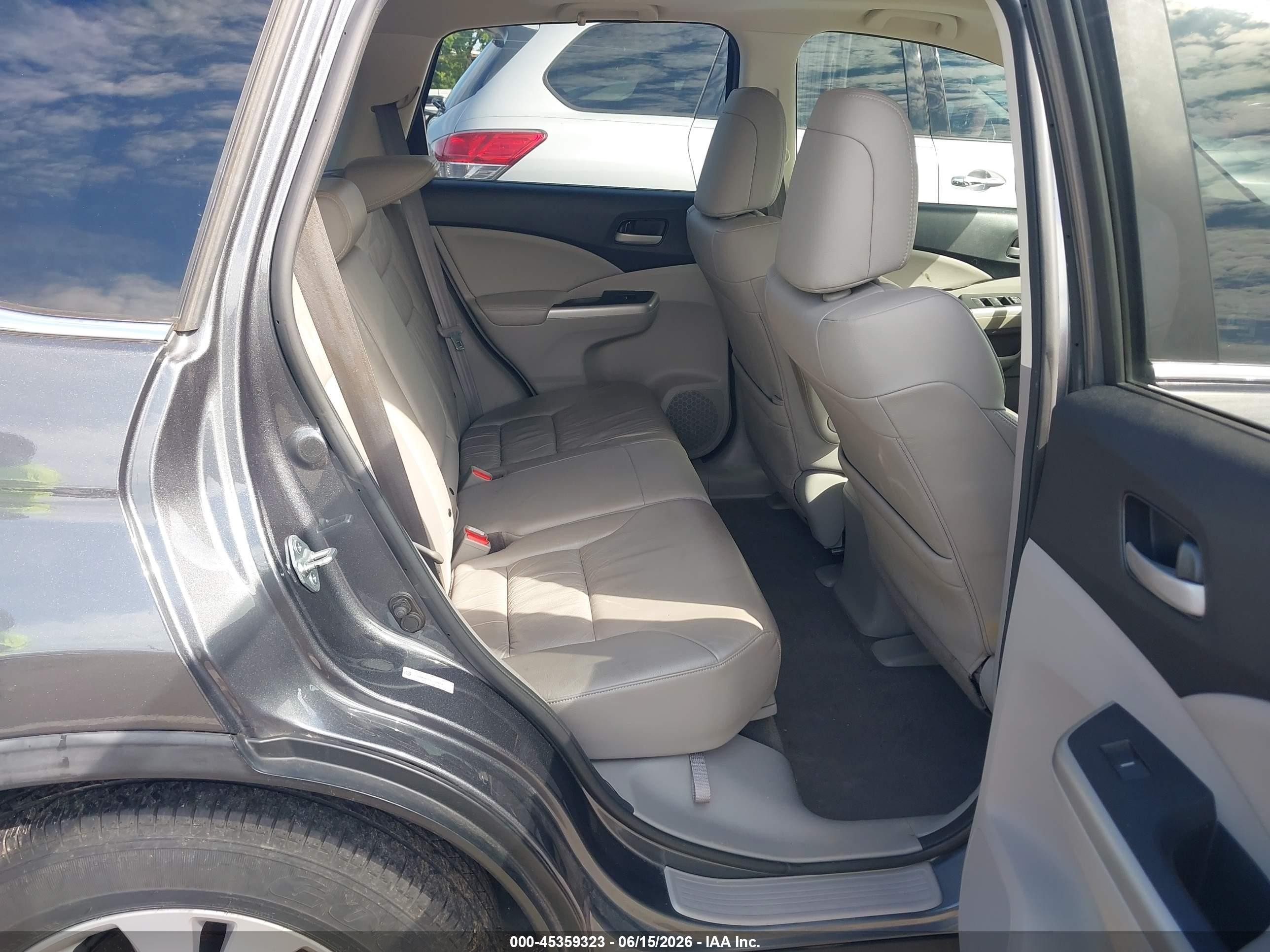 2013 Honda Cr-v Ex-l Tan vin: 5J6RM3H75DL022458