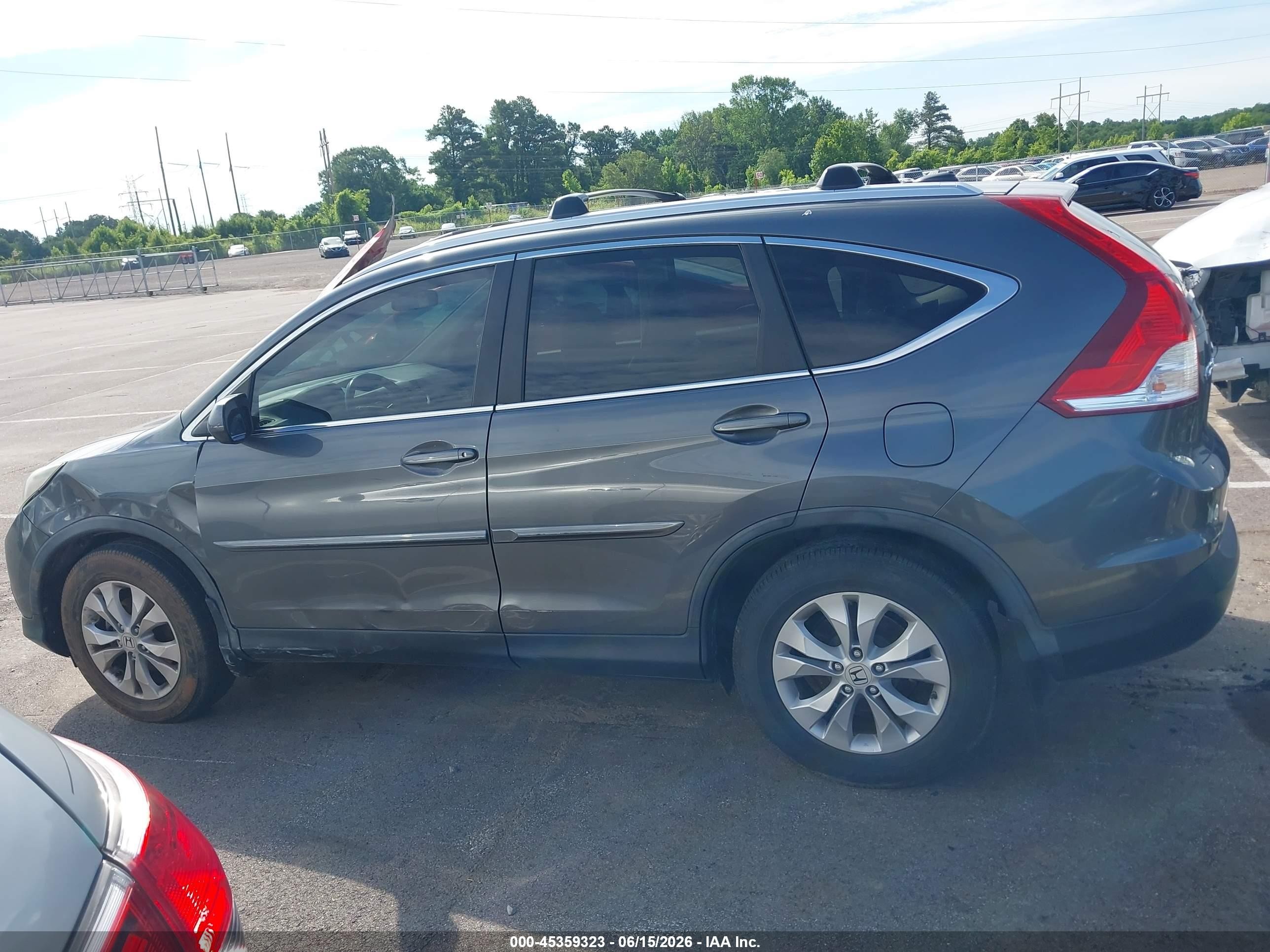 2013 Honda Cr-v Ex-l Tan vin: 5J6RM3H75DL022458