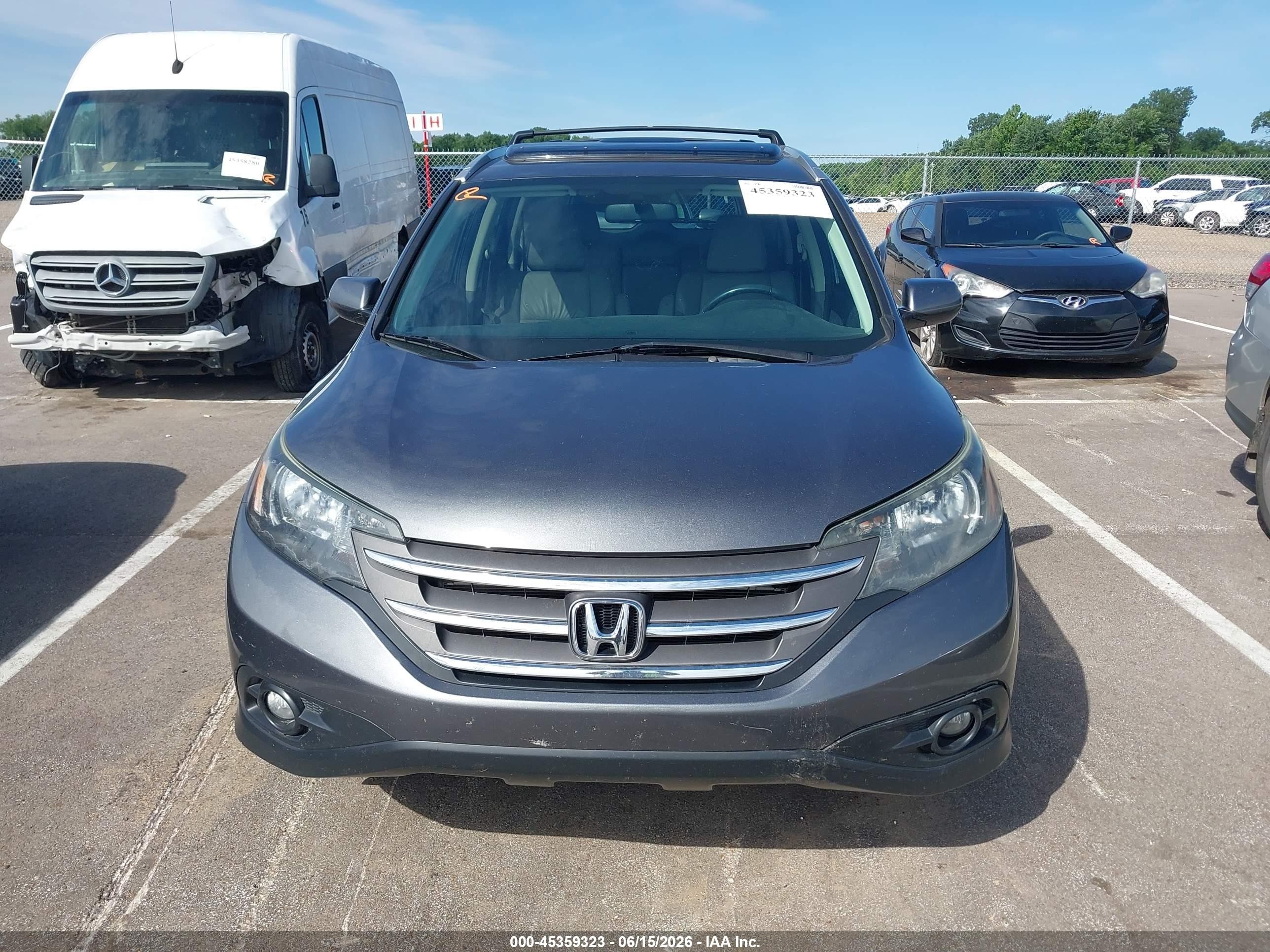 2013 Honda Cr-v Ex-l Tan vin: 5J6RM3H75DL022458