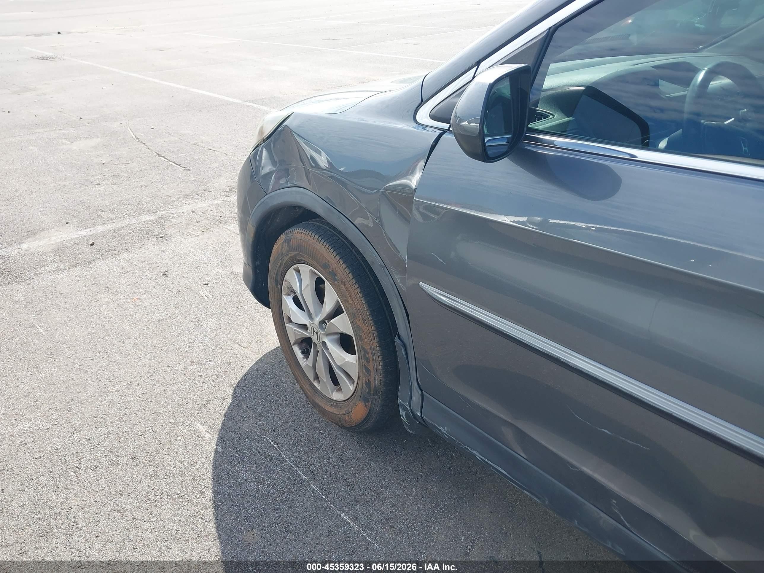 2013 Honda Cr-v Ex-l Tan vin: 5J6RM3H75DL022458