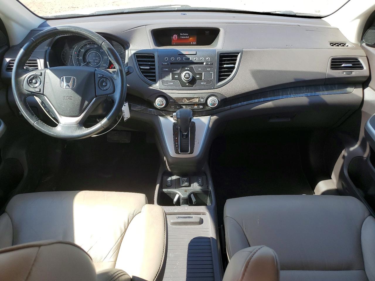 2013 Honda Cr-v Exl White vin: 5J6RM3H75DL032486