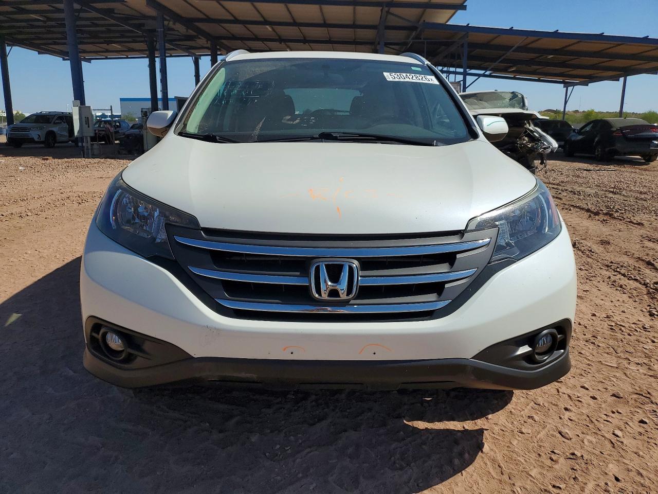 2013 Honda Cr-v Exl White vin: 5J6RM3H75DL032486