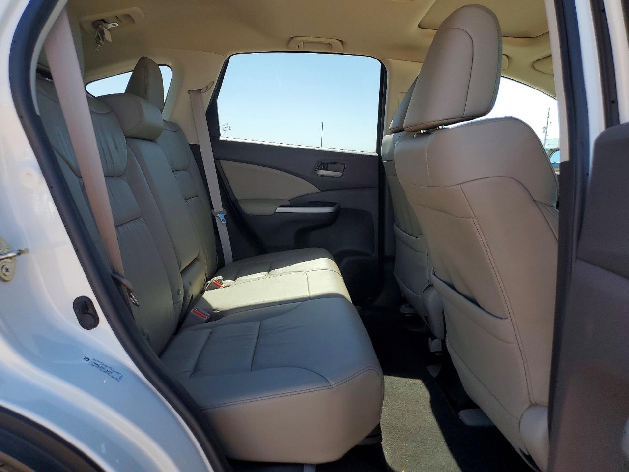 2013 Honda Cr-v Exl White vin: 5J6RM3H75DL032486