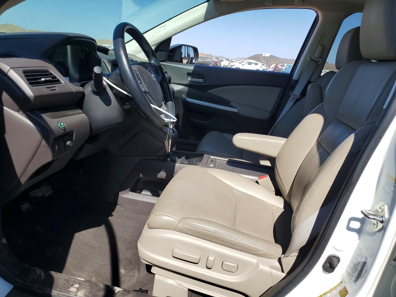 2013 Honda Cr-v Exl White vin: 5J6RM3H75DL032486