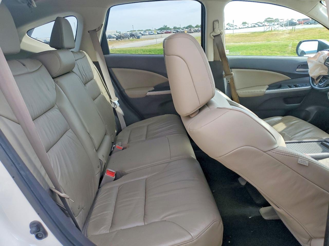 2014 Honda Cr-v Exl White vin: 5J6RM3H75EL006035