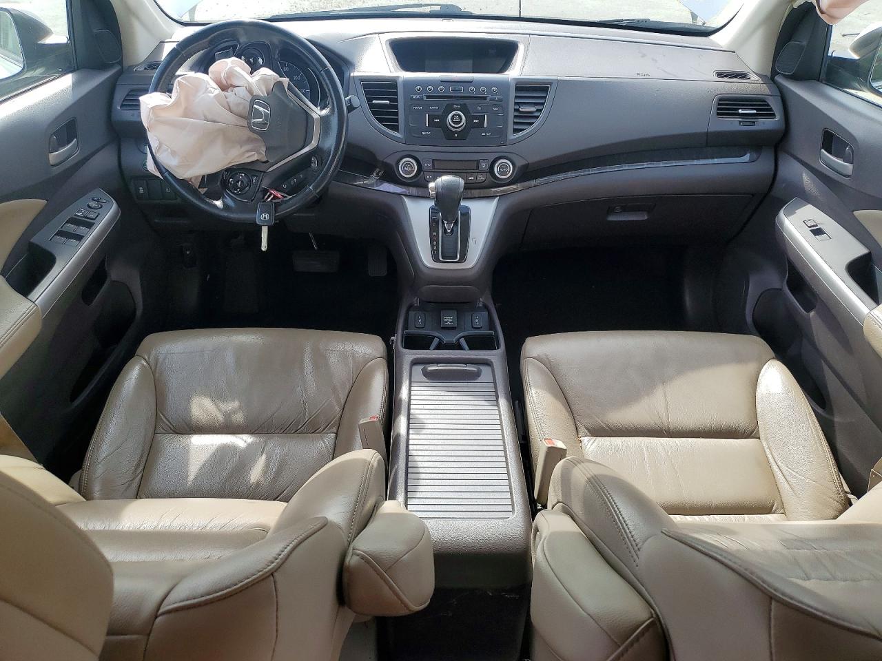 2014 Honda Cr-v Exl White vin: 5J6RM3H75EL006035